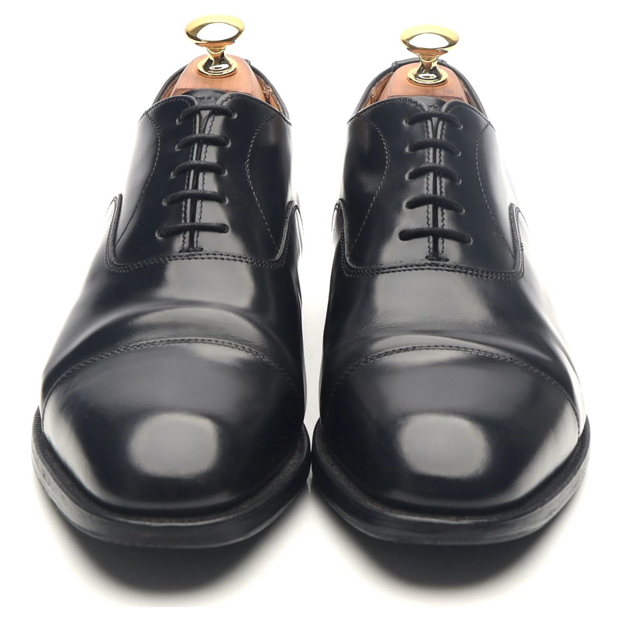 'Epsom' Black Leather Oxford UK 6.5 F - Image 9