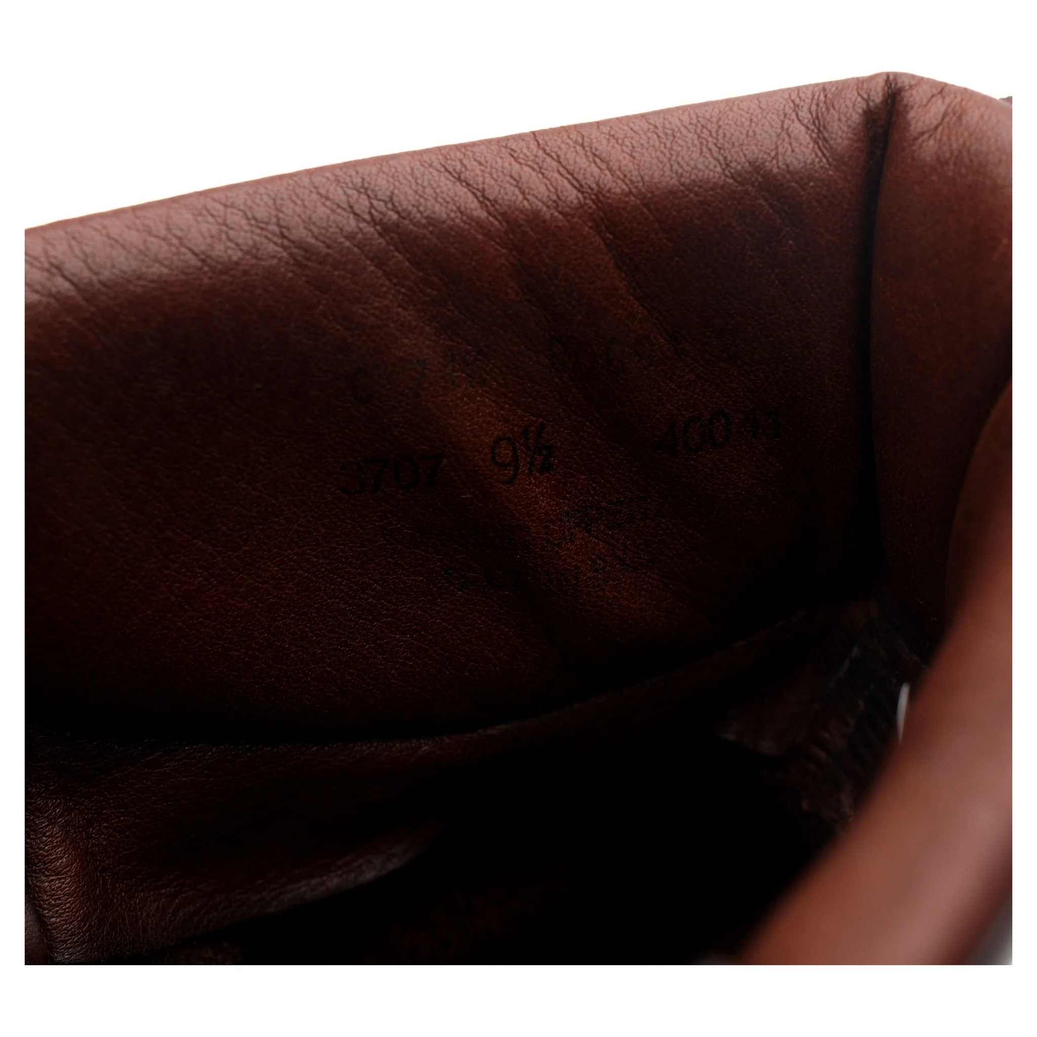 Dark Brown Leather Boots UK 9.5 F - Image 13