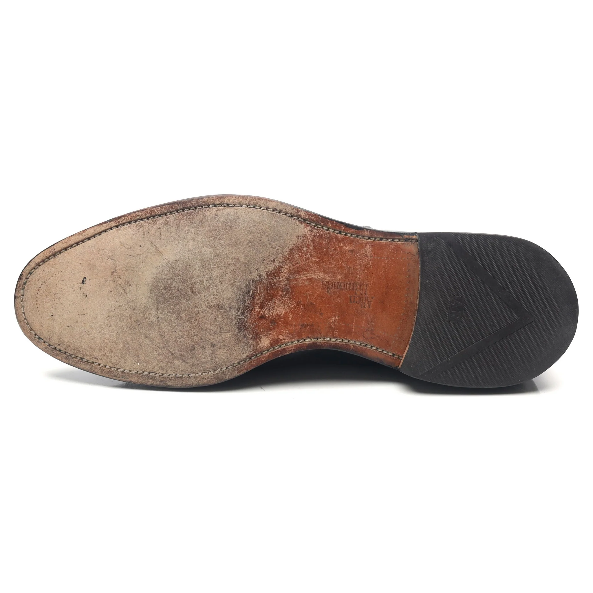 'Park Avenue' Black Leather Oxford UK 11.5 US 12 E - Image 10