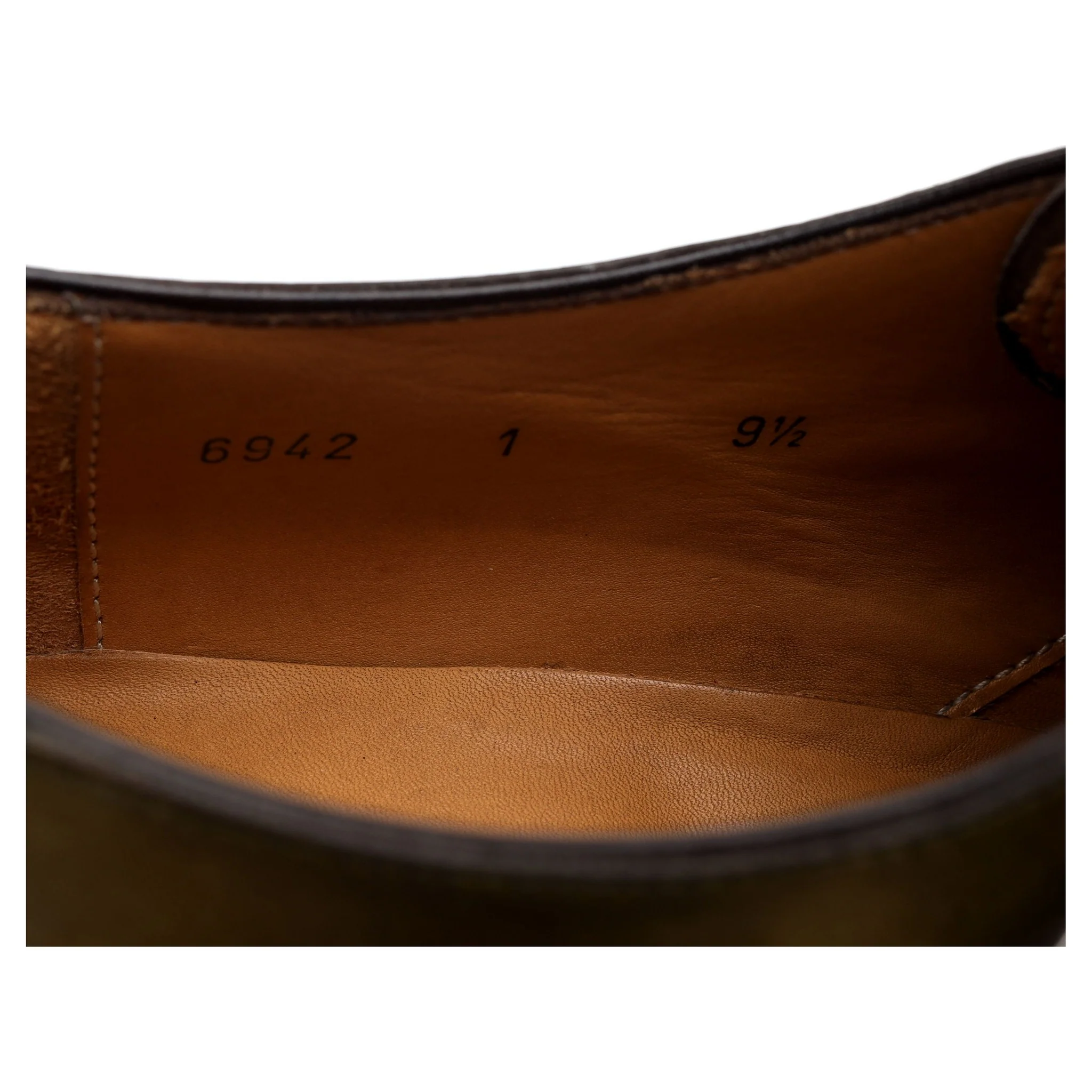 'Andrew 6942' Green Leather Double Monk Strap UK 9.5 F - Image 7