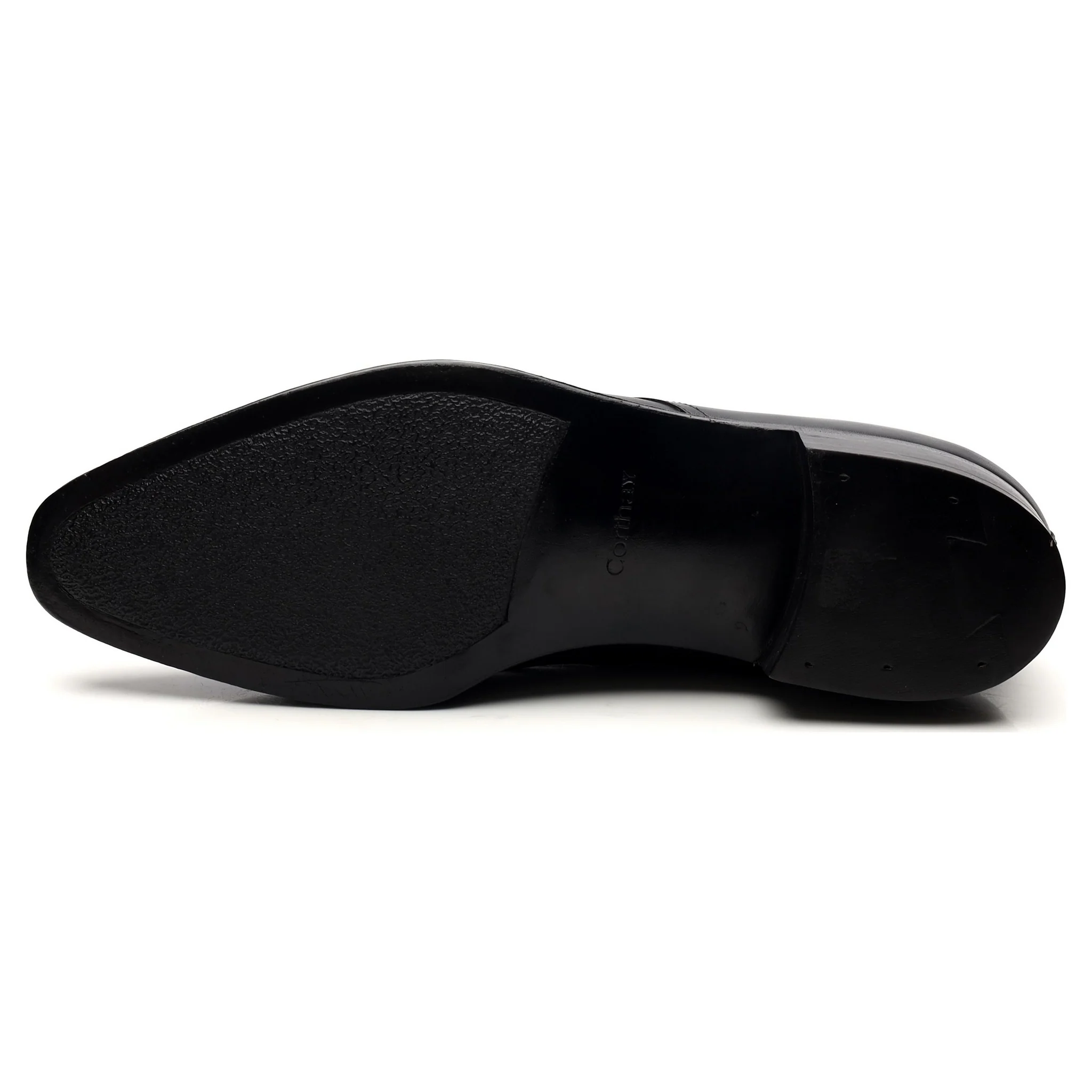 'Sergio' Black Leather Derby UK 8.5 E - Image 11