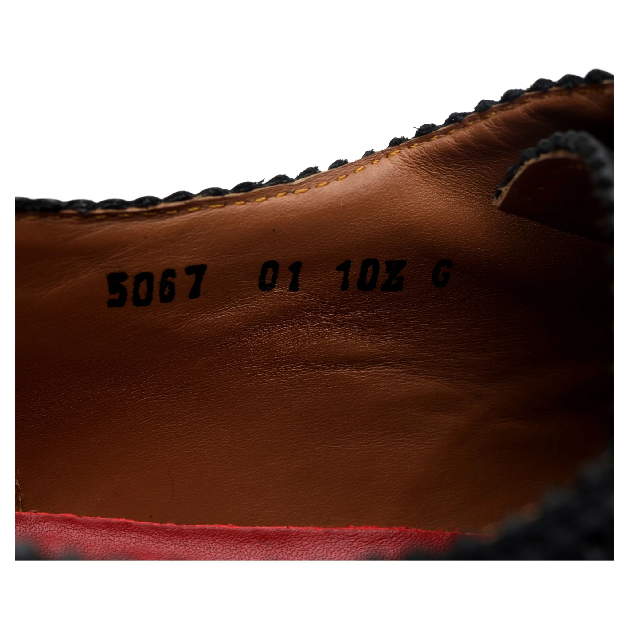 'Archie' Black Leather Derby Brogues UK 10.5 G - Image 13