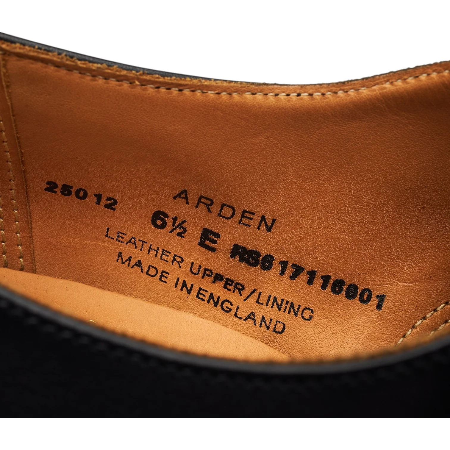 'Arden' Black Leather Oxford Brogues UK 6.5 E - Image 7