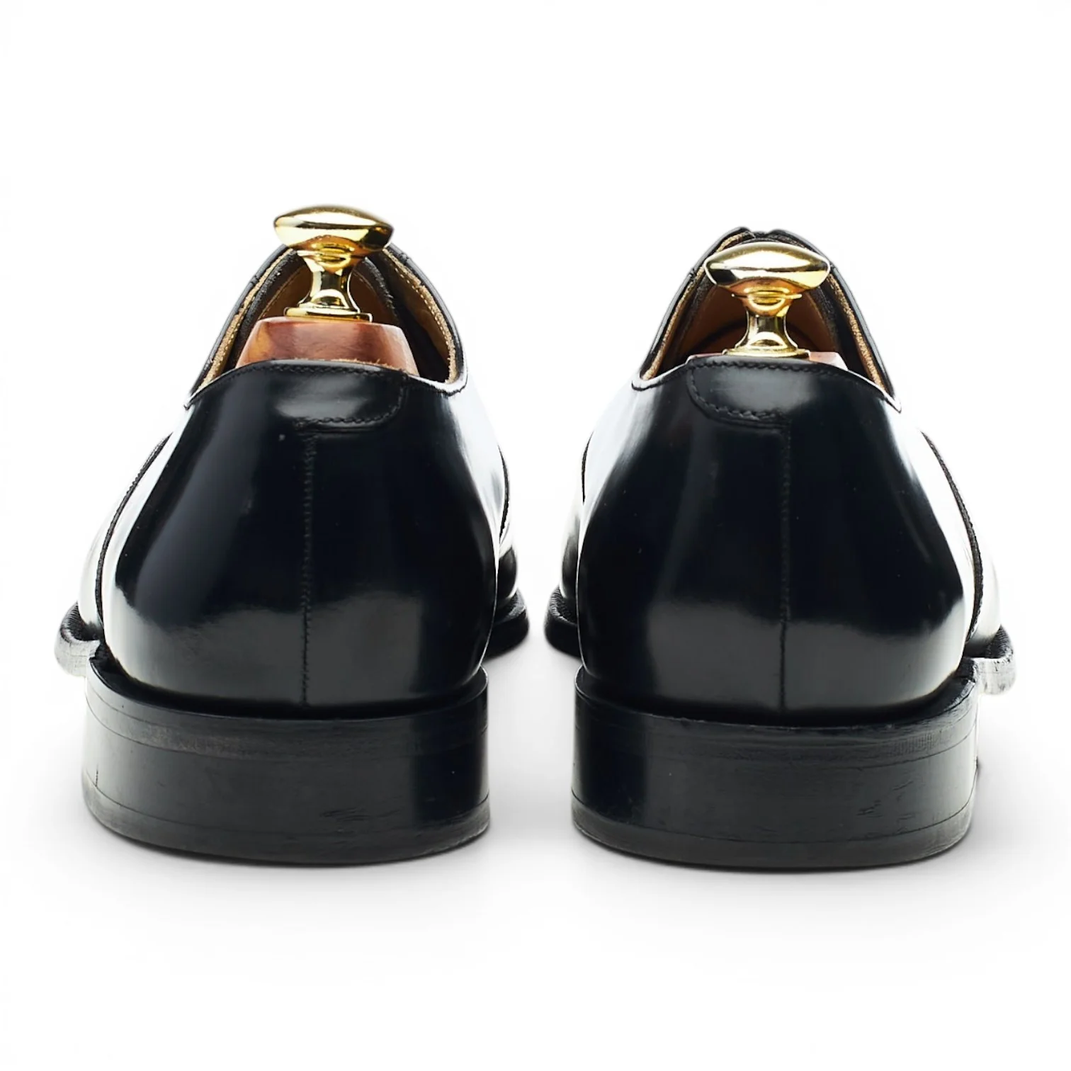 'Arnold' Black Leather Oxford UK 7.5 G - Image 4