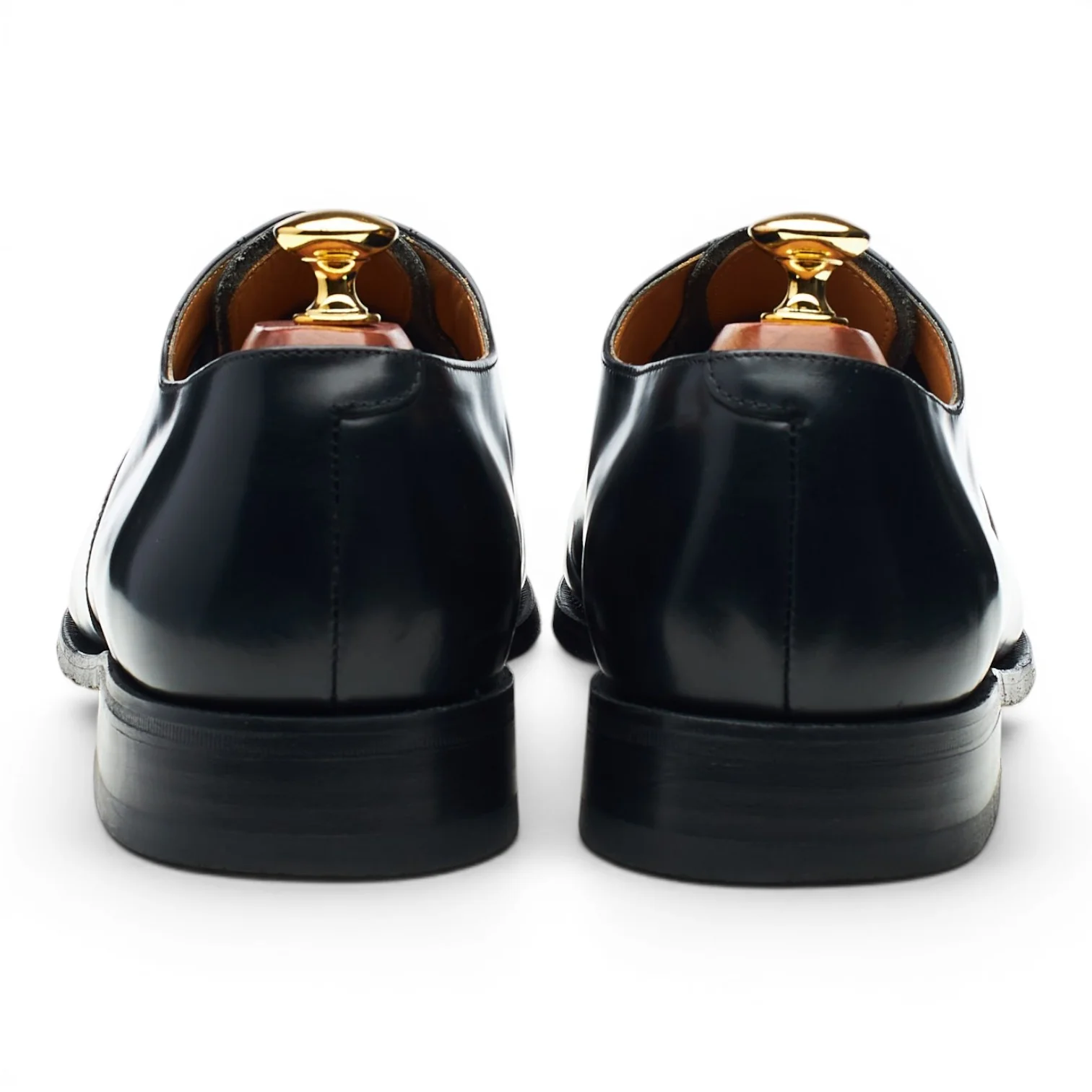 'Arnold' Black Leather Oxford UK 9.5 G - Image 4