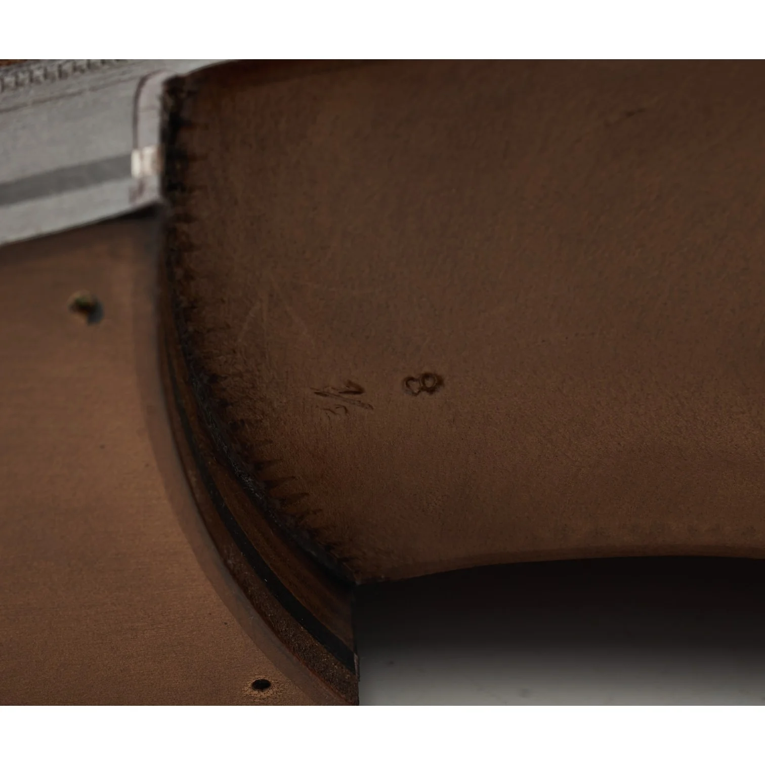 'Art. 3989' Brown Suede Apron Derby UK 8.5 F - Image 7
