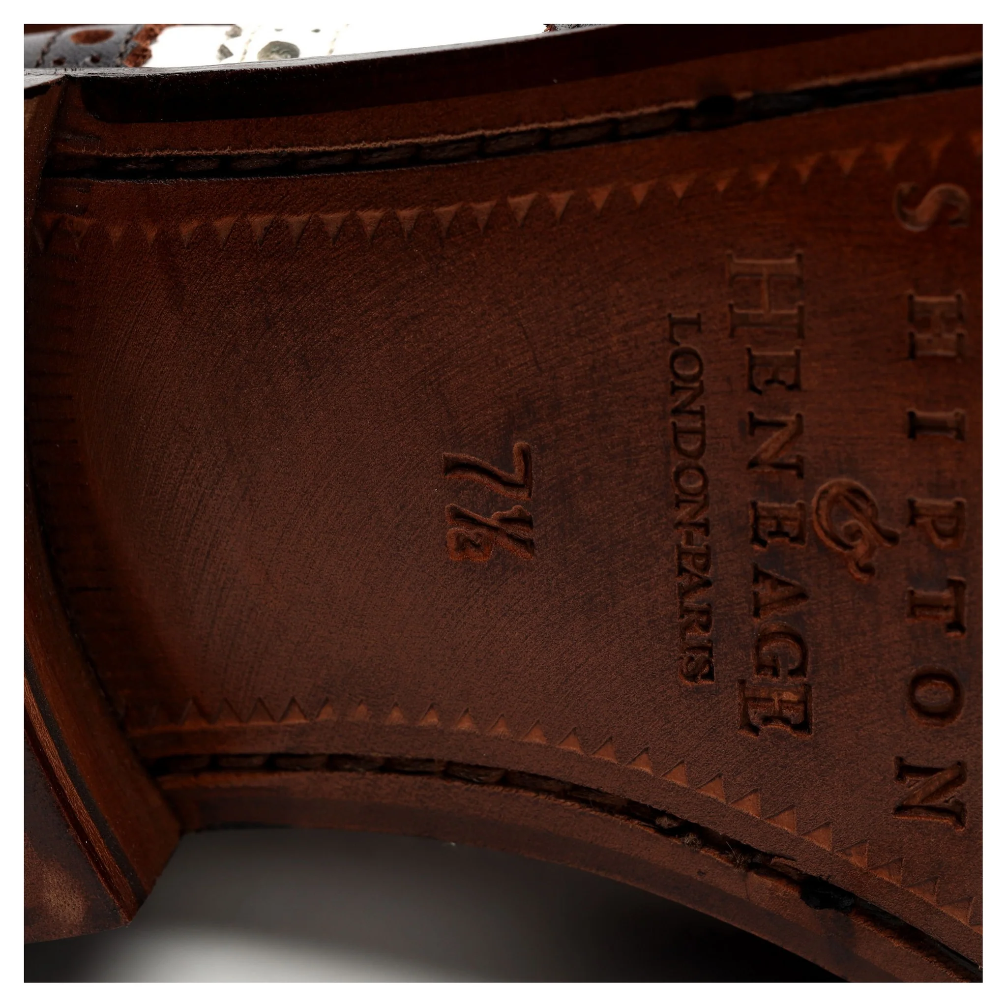 'Astaire' Black and White Leather Spectator Brogues UK 7.5 - Image 7