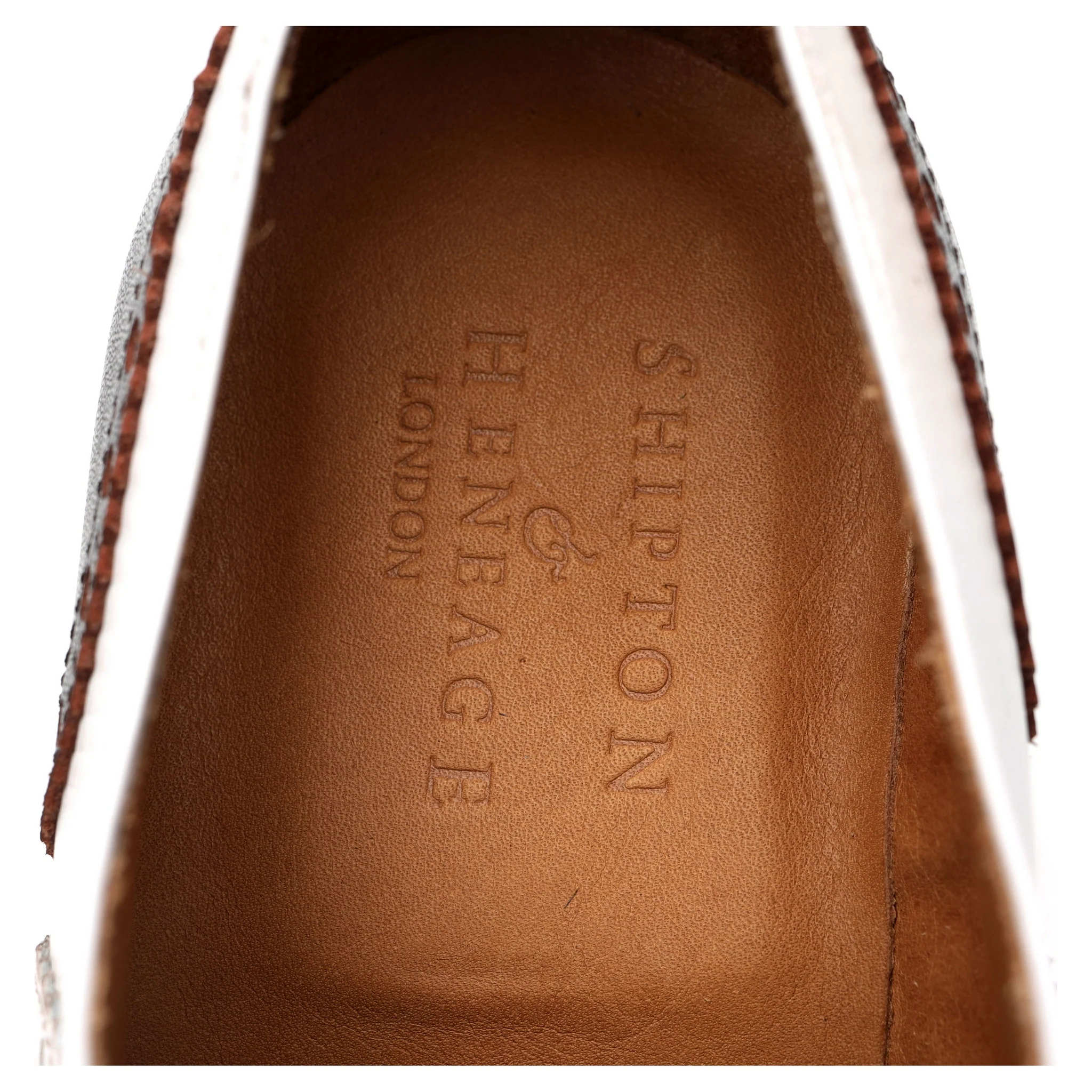 'Astaire' Dark Brown and White Leather Spectator Brogues UK 7 - Image 6