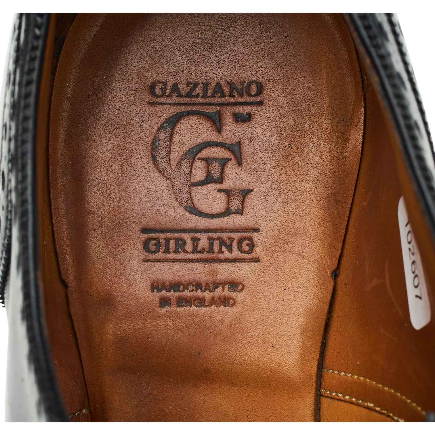 Deco 'Astaire' Black Leather Oxford Brogues UK 10 E - Image 8