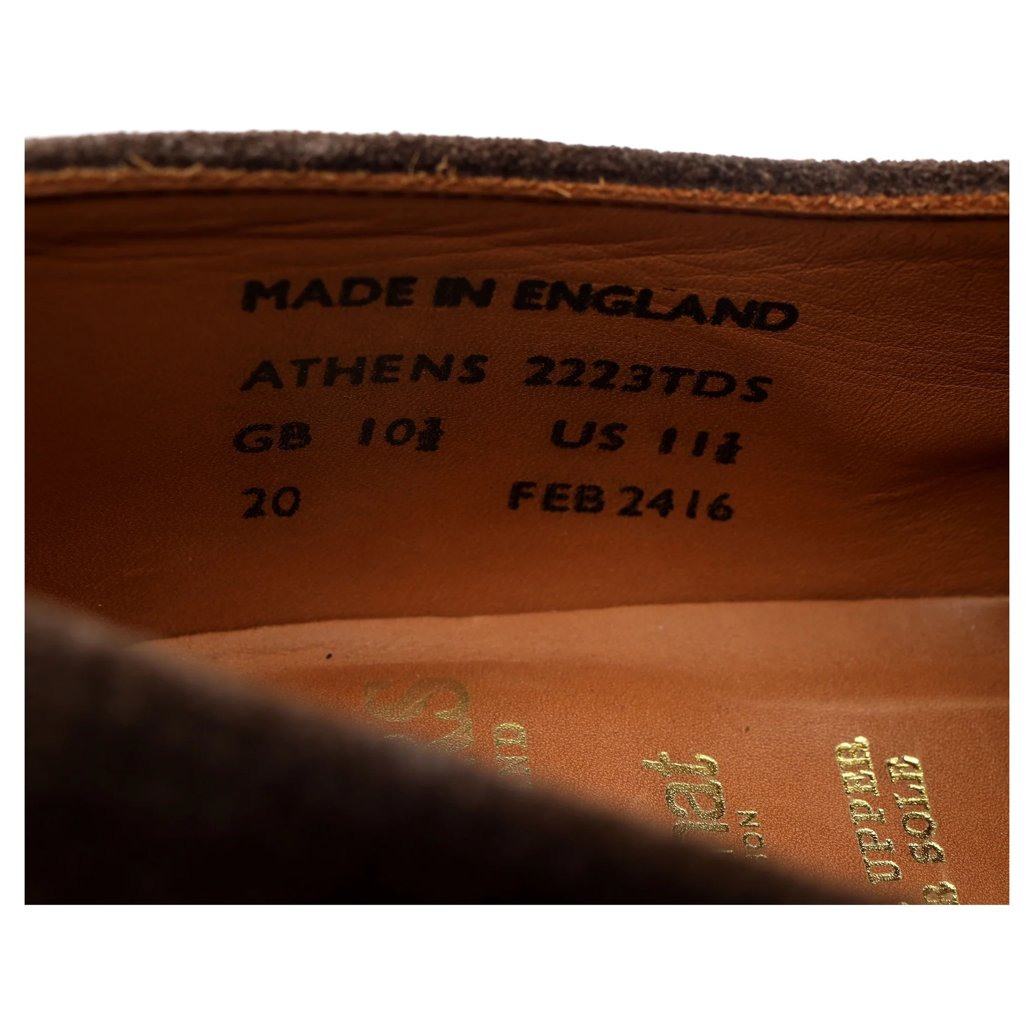 'Athens' Brown Suede Derby UK 10.5 F - Image 13