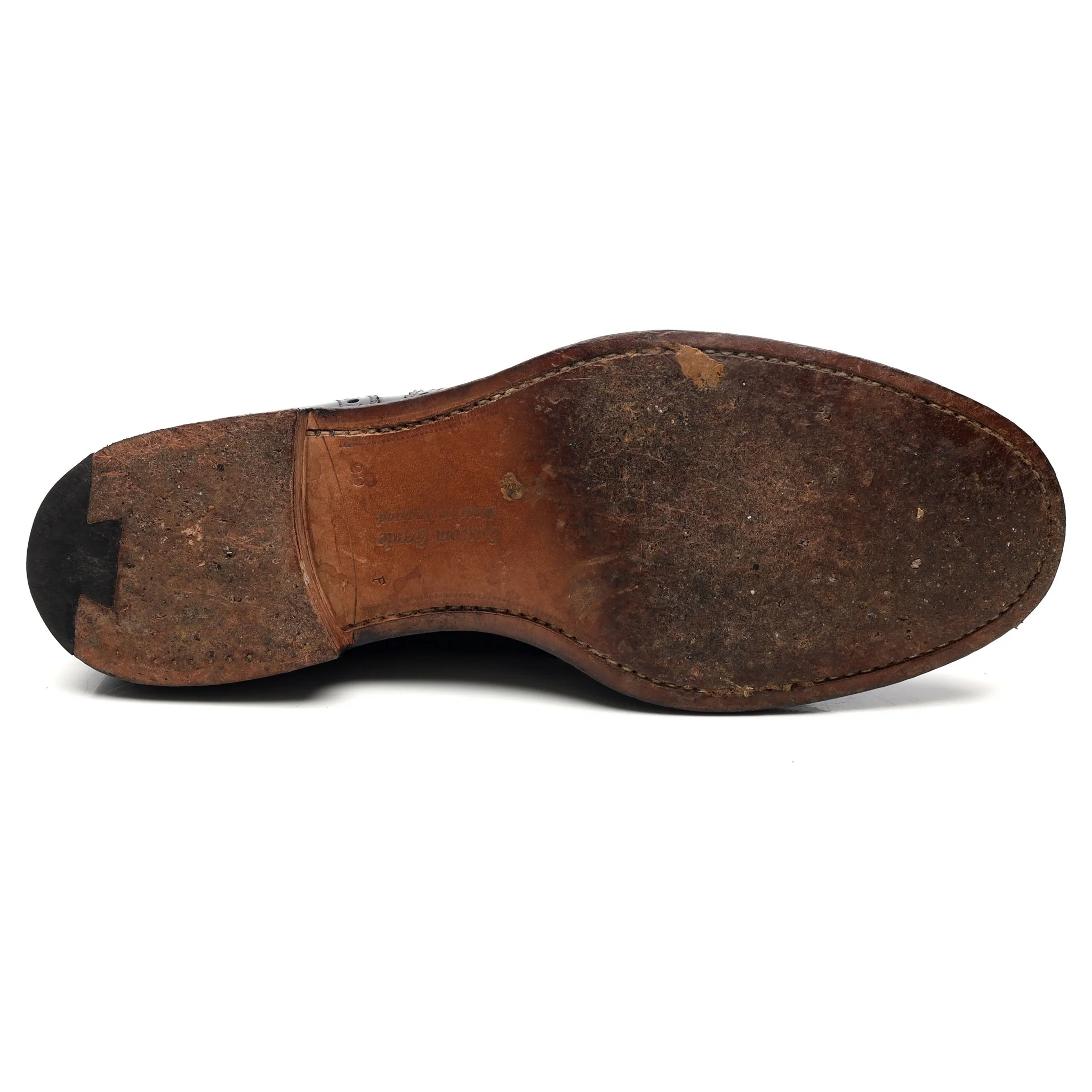 'Attleborough' Black Leather Oxford Brogues UK 9 F - Image 11