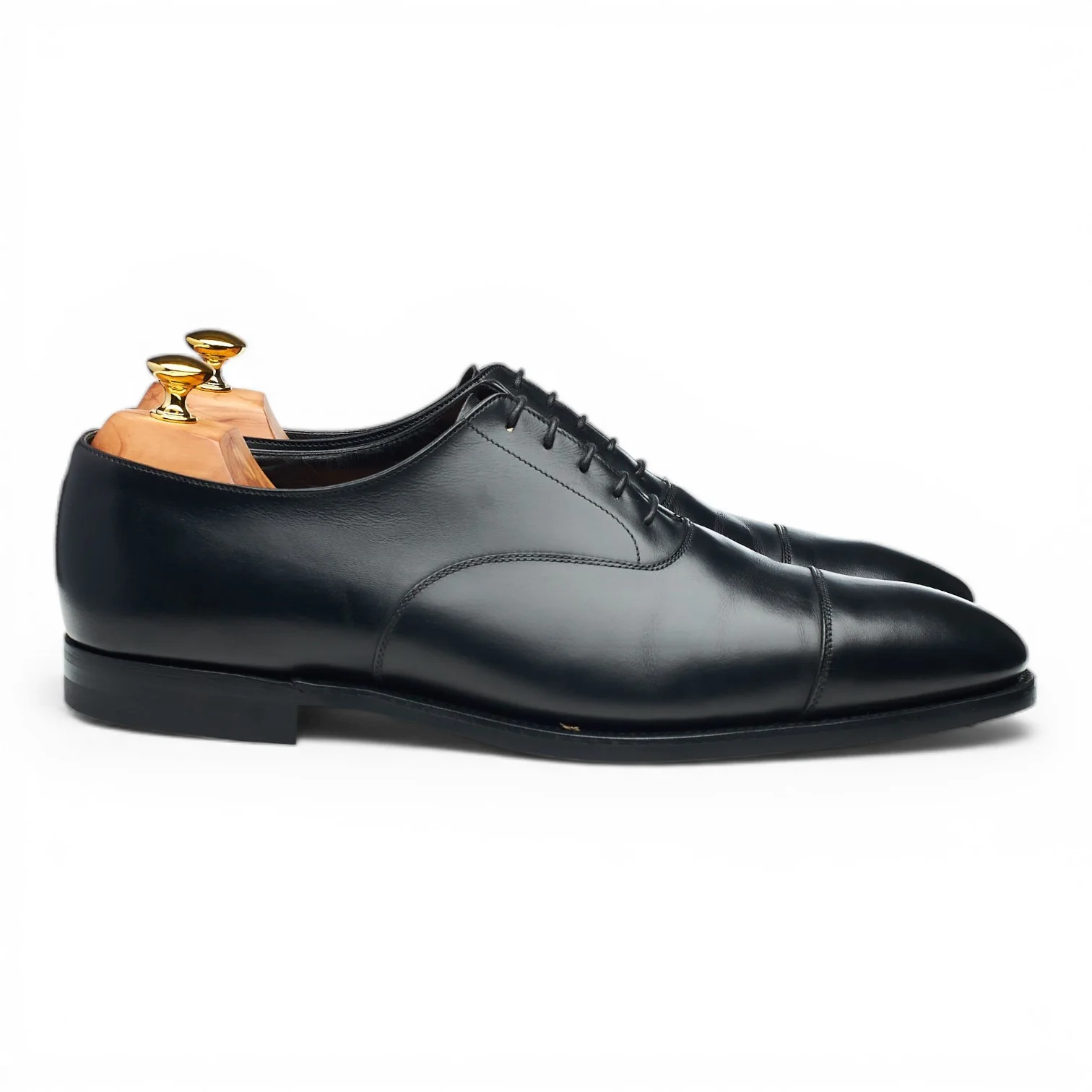 'Audley' Black Leather Oxford UK 11.5 E