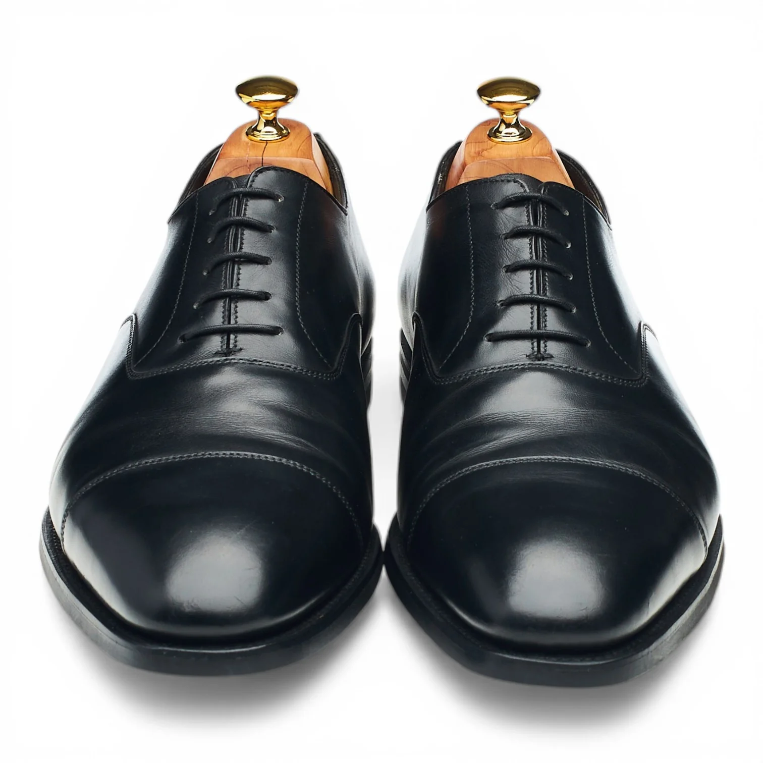 'Audley' Black Leather Oxford UK 11.5 E - Image 2
