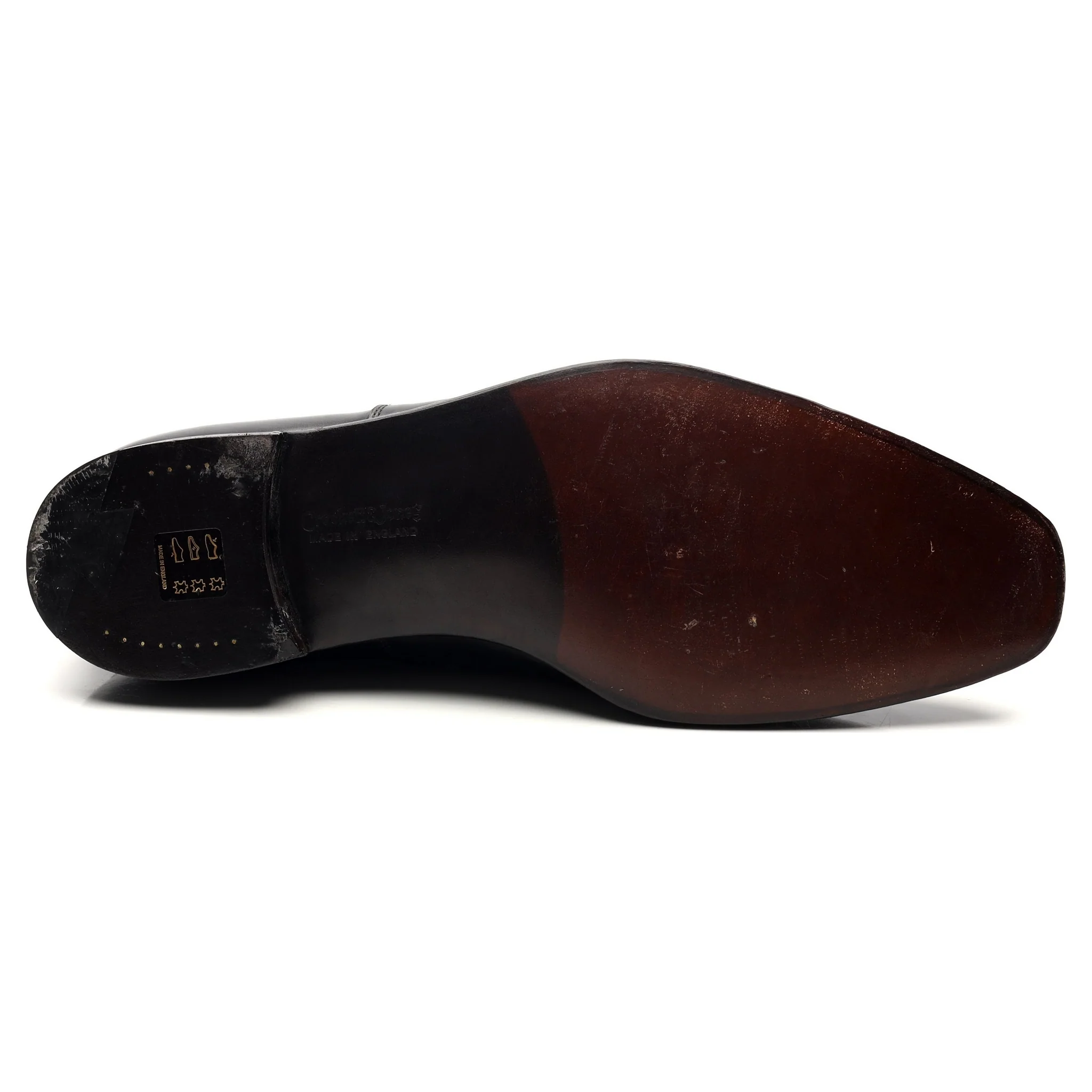'Audley' Black Leather Oxford UK 11 E - Image 11