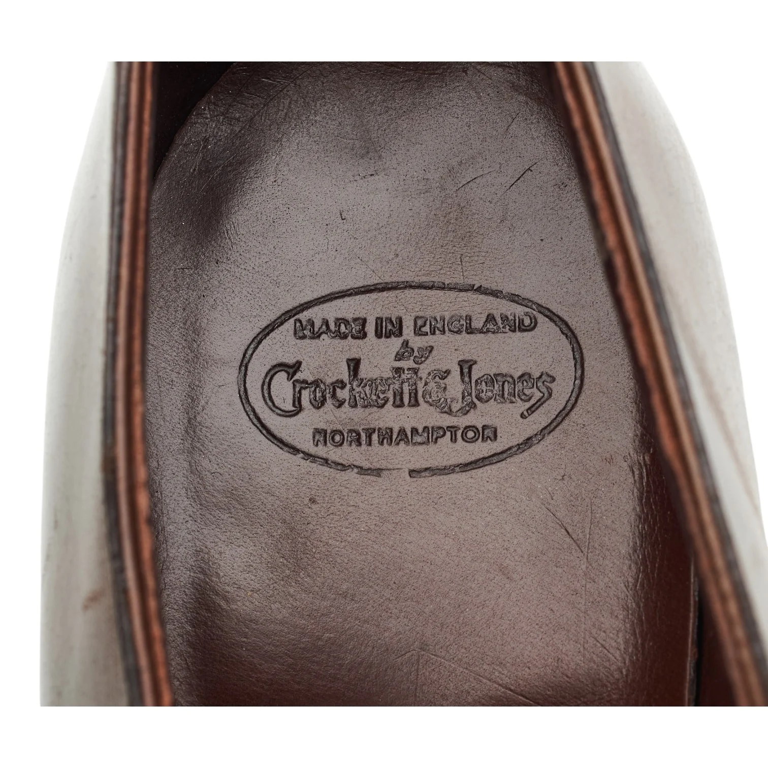 'Audley' Dark Brown Leather Oxford UK 9.5 E - Image 6