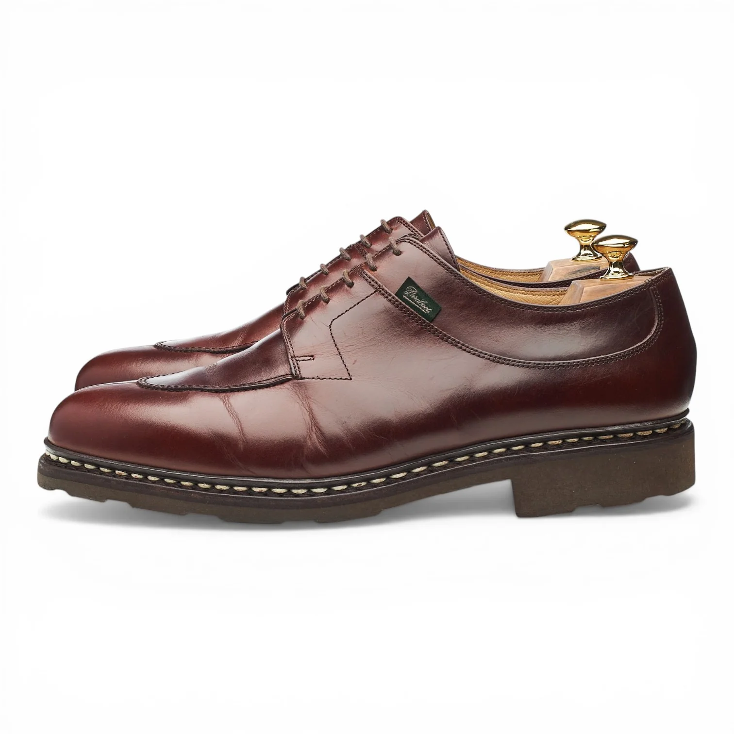 'Avignon' Brown Leather Split Toe Derby UK 11 - Image 3