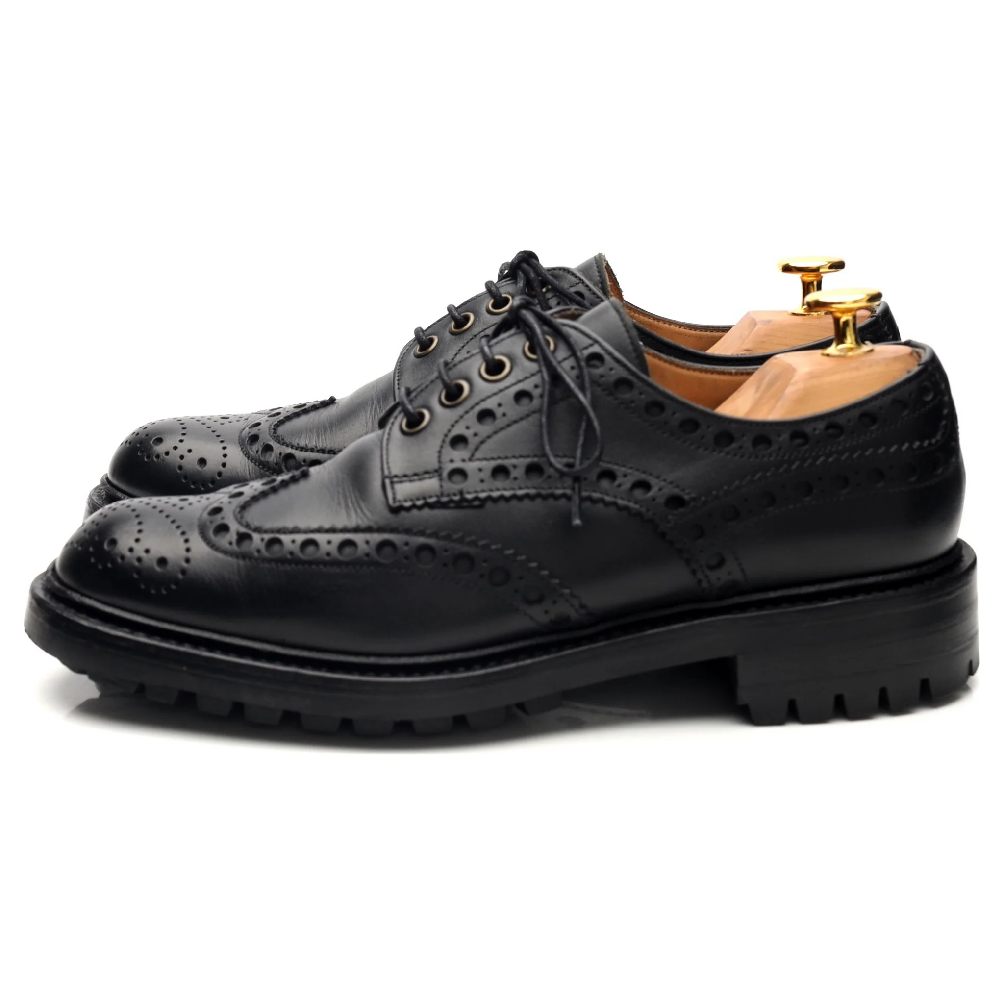 'Avon' Leather Derby Brogues UK 5 F - Image 3