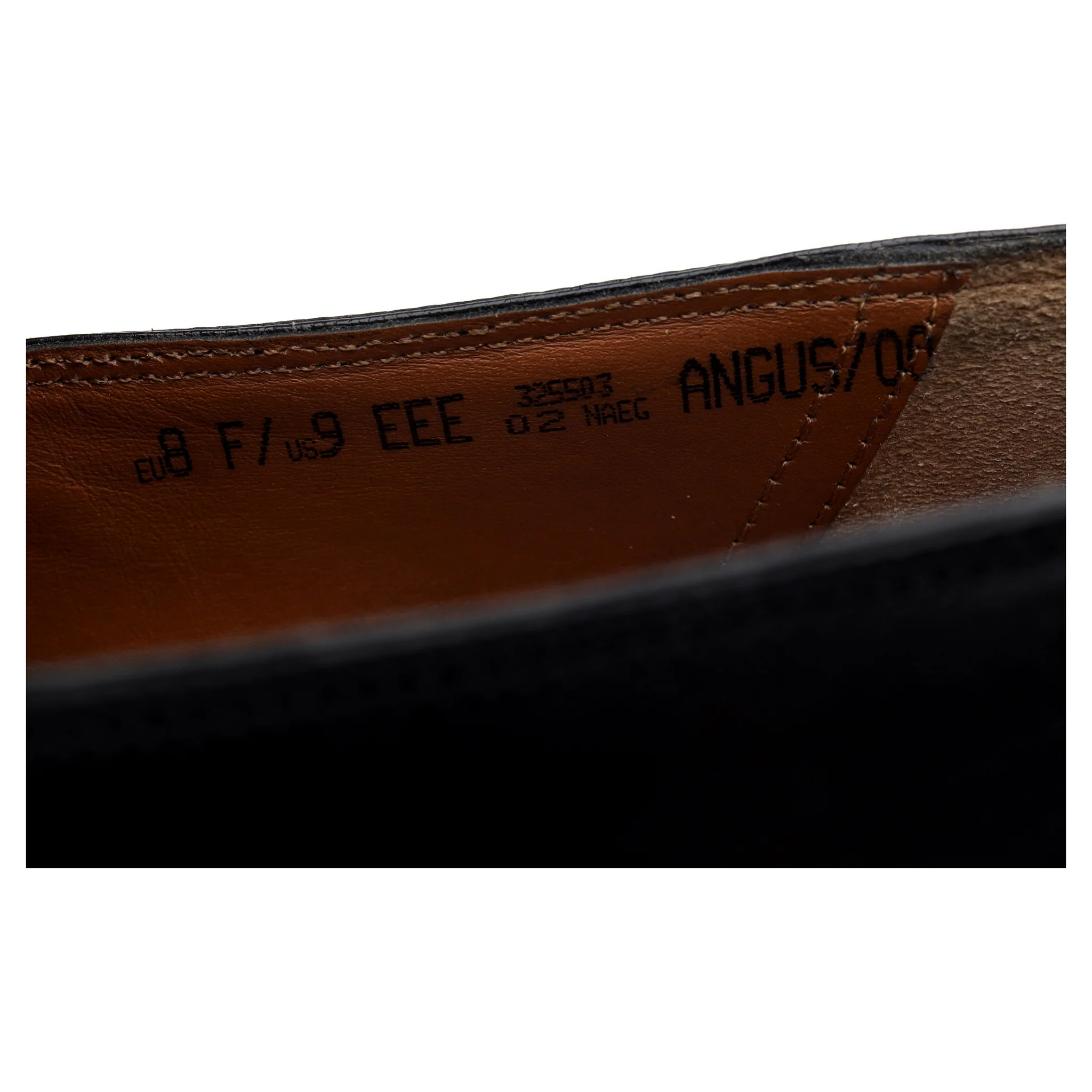 Black Leather Loafers UK 8 EEE - Image 13