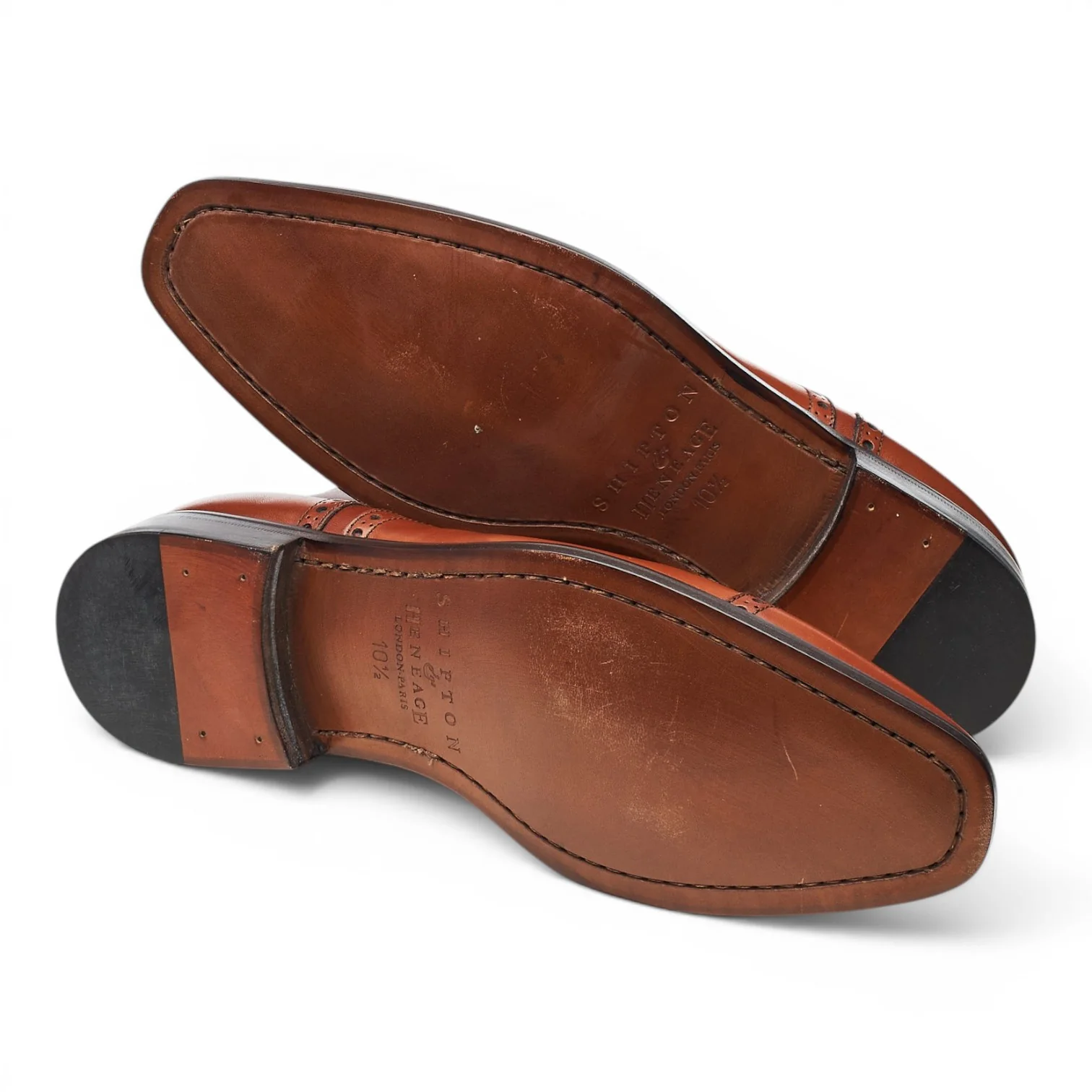 'Balmoral' Brown Leather Boots UK 10.5 - Image 5