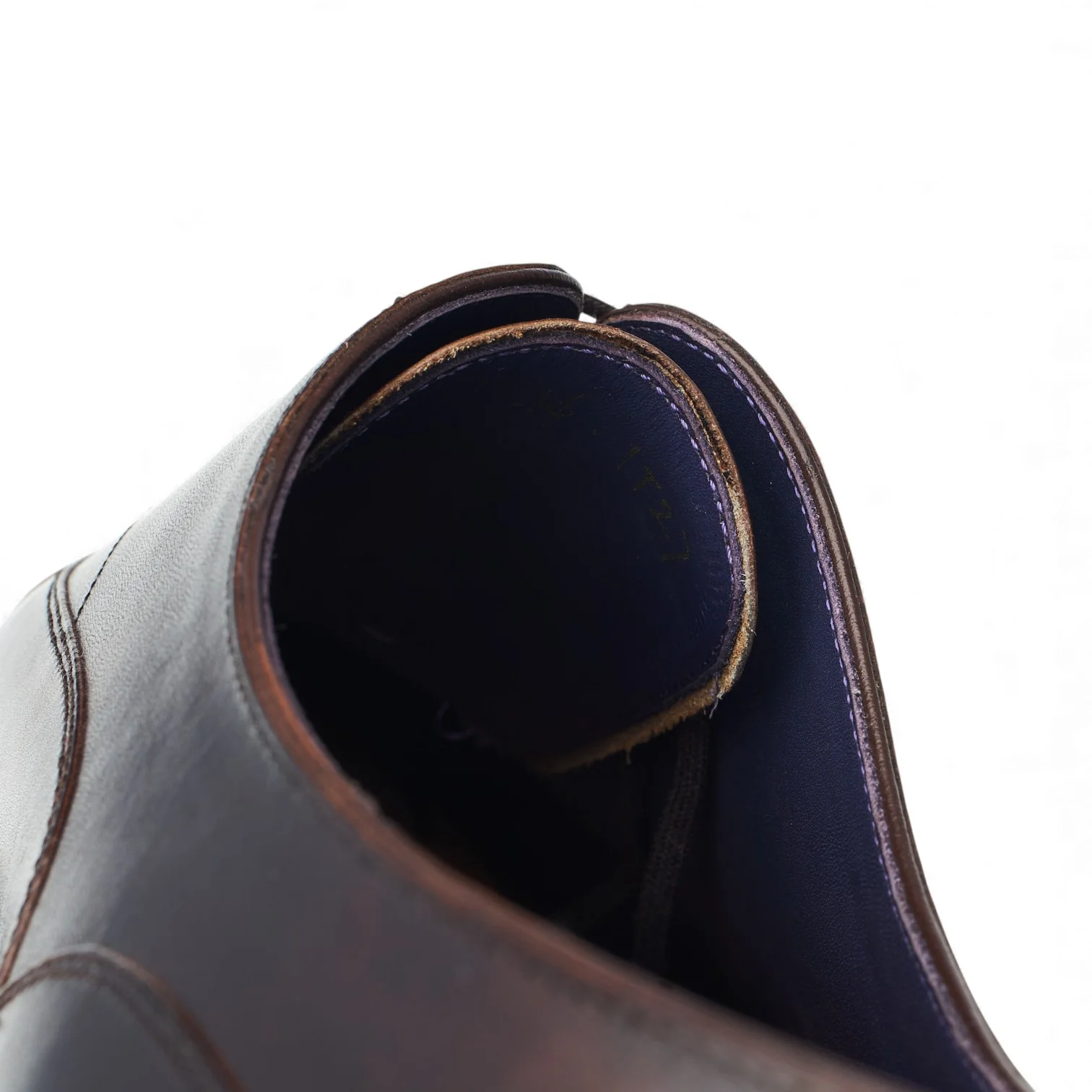 'Balmoral' Dark Brown Museum Leather Oxford UK 12 EU 46 - Image 7