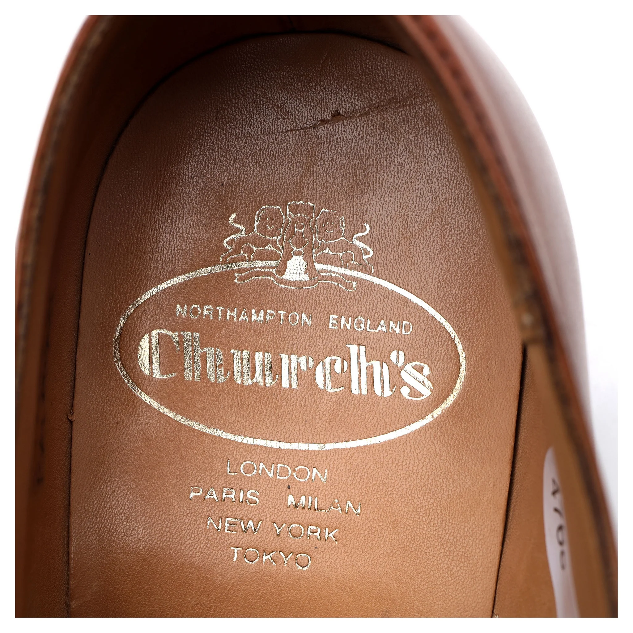 'Balmoral' Tan Brown Leather Oxford UK 6 F - Image 12