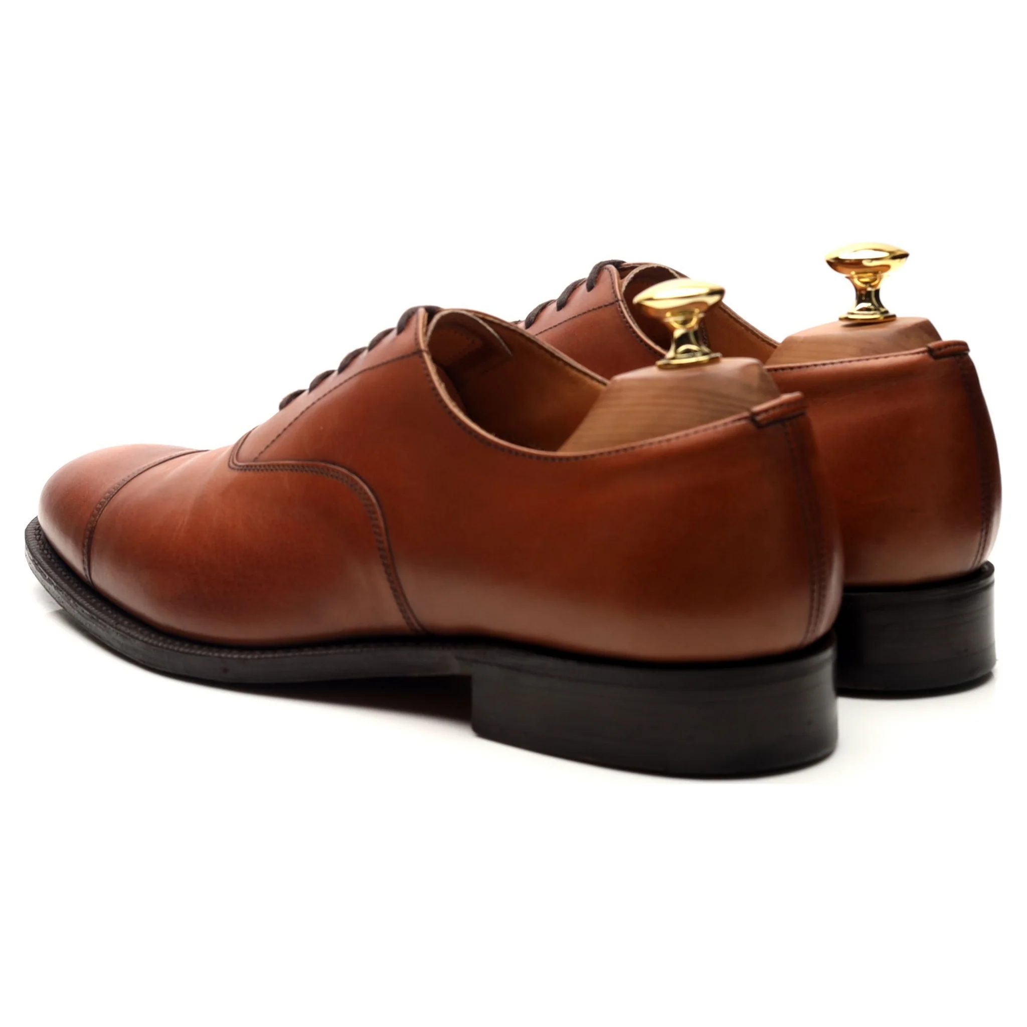 'Balmoral' Tan Brown Leather Oxford UK 6 F - Image 3
