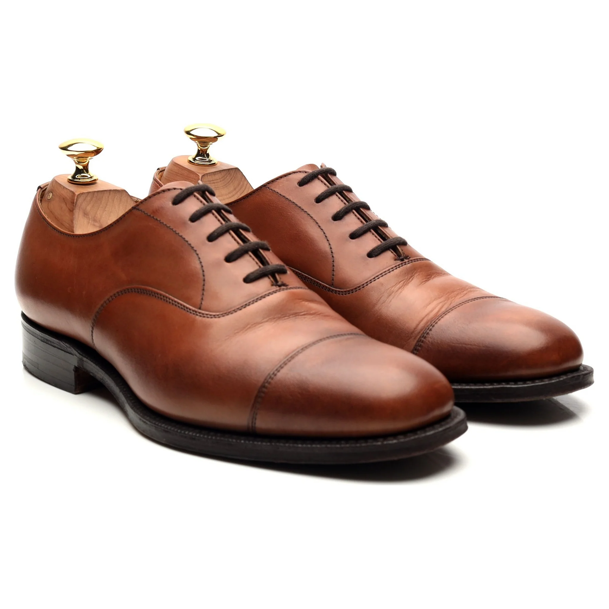 'Balmoral' Tan Brown Leather Oxford UK 6 F - Image 7