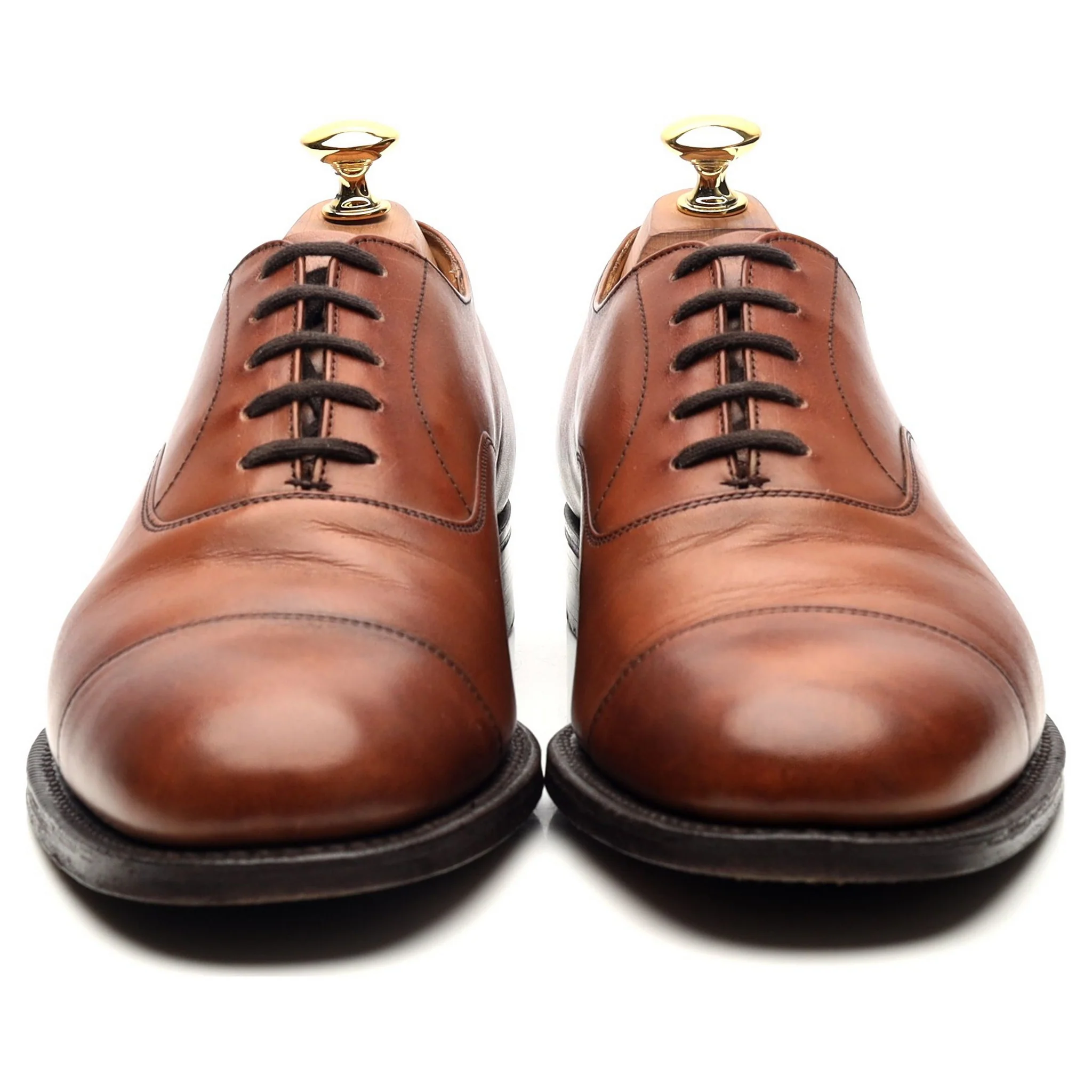 'Balmoral' Tan Brown Leather Oxford UK 6 F - Image 8