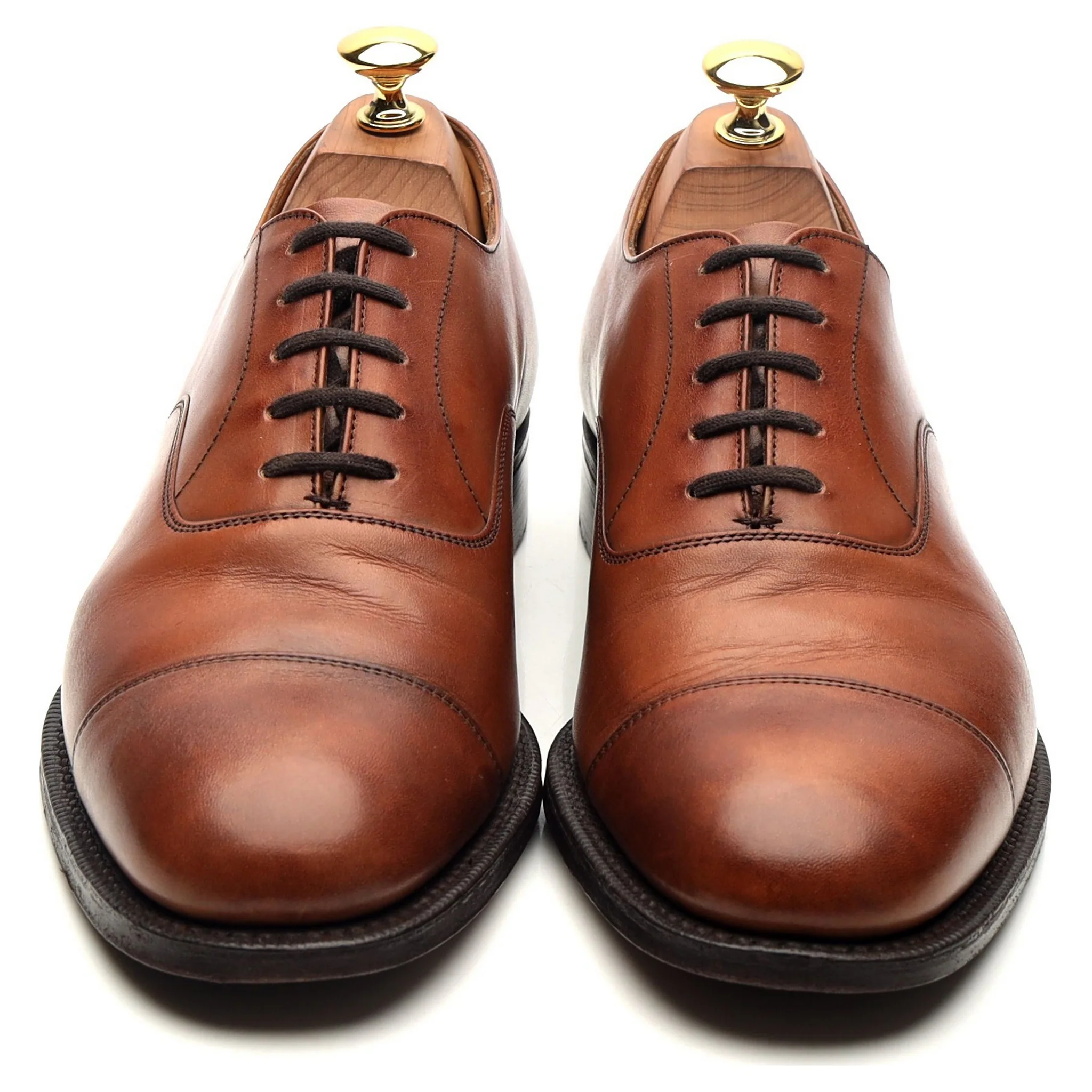 'Balmoral' Tan Brown Leather Oxford UK 6 F - Image 9