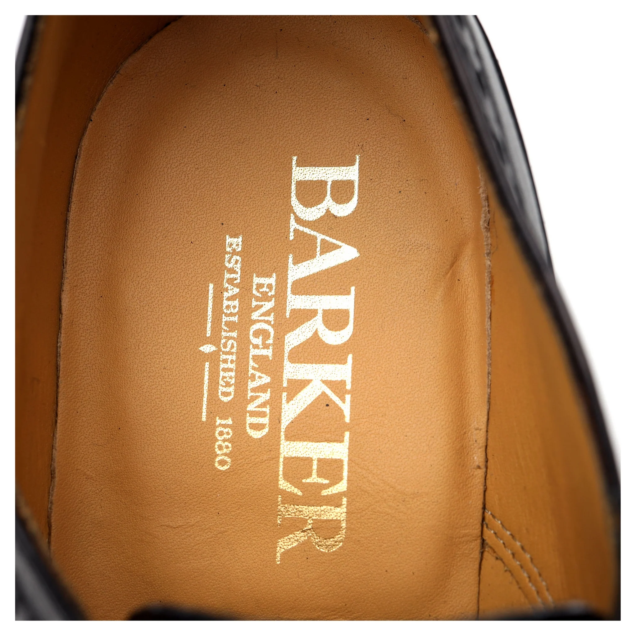'Bath' Black Leather Derby Brogues UK 9 G - Image 12