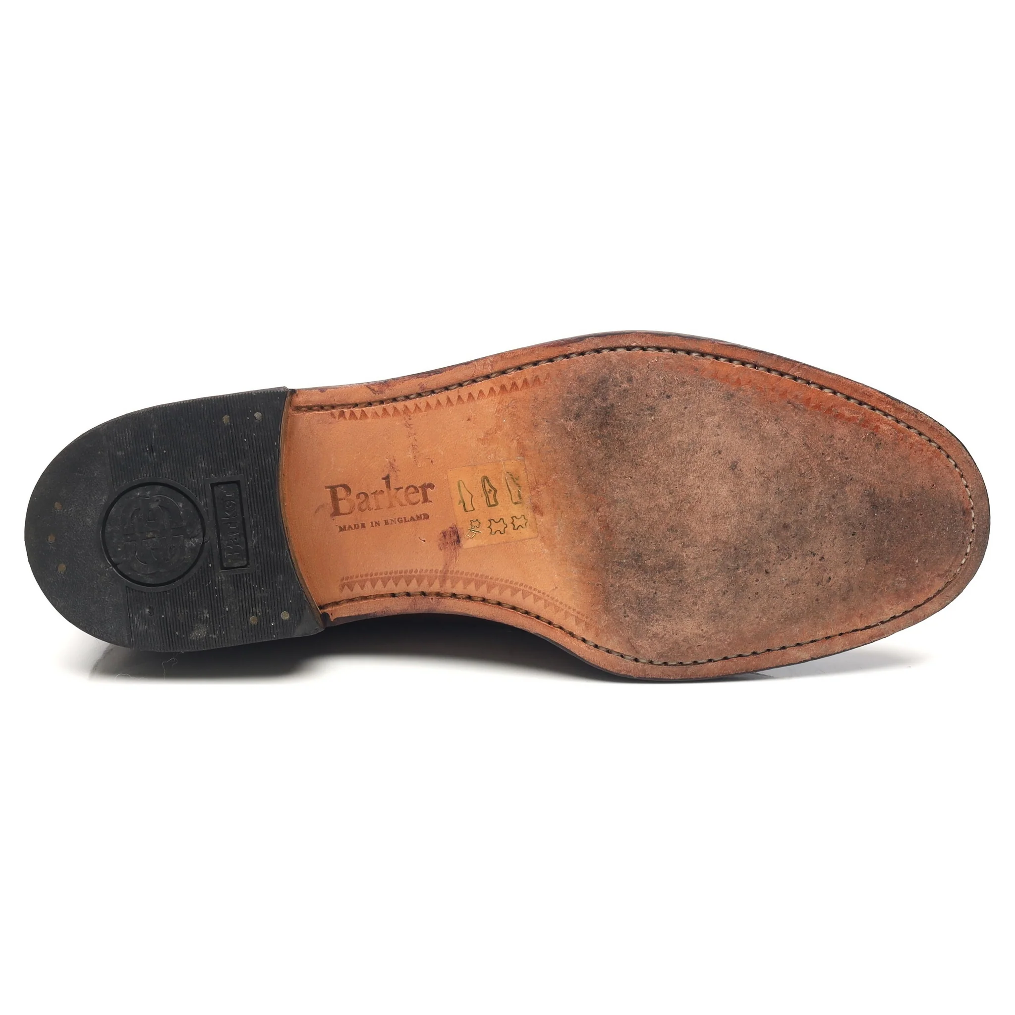 Tan Brown Leather Derby Brogues UK 8 F - Image 11