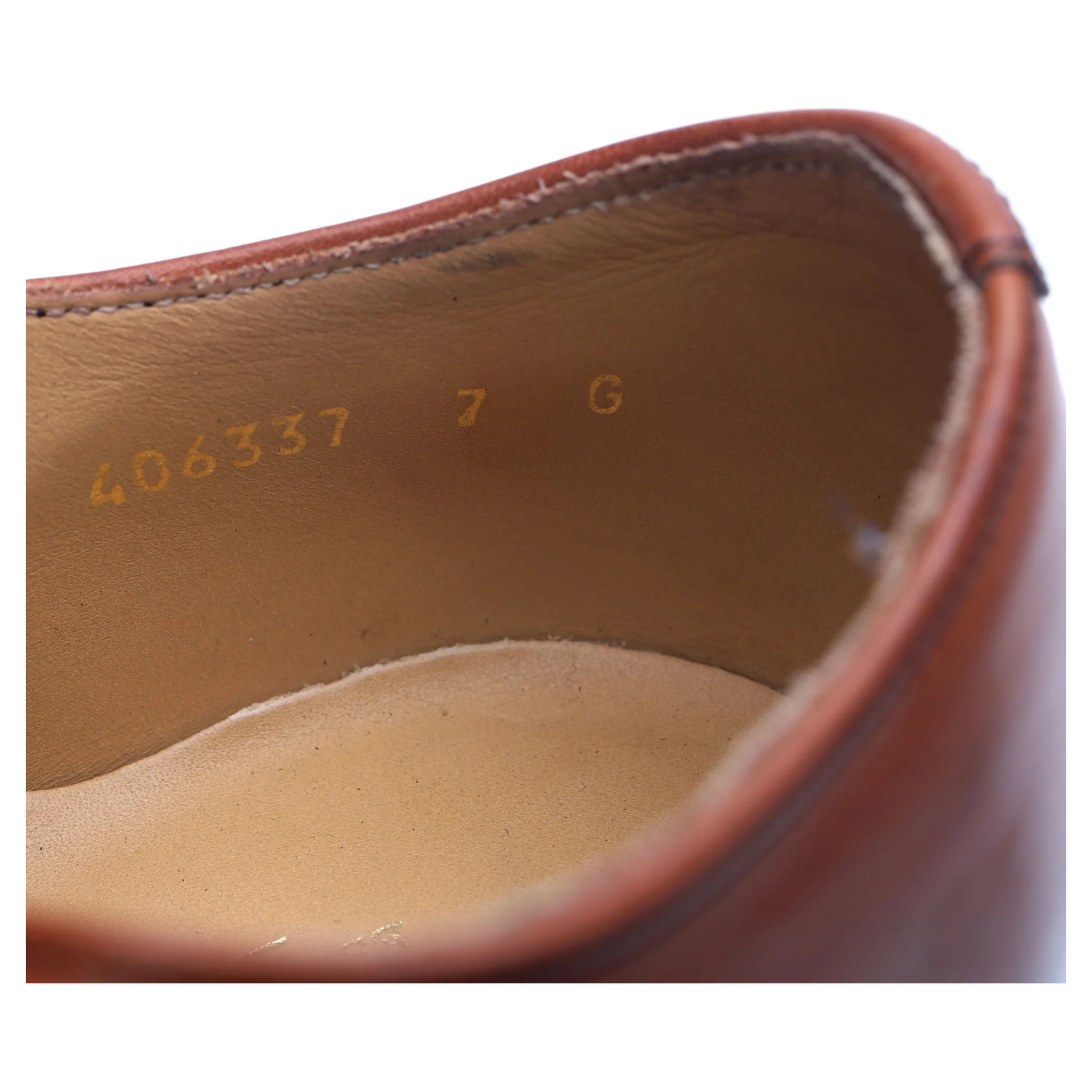 'Duxford' Tan Brown Leather Oxford UK 7 G - Image 13