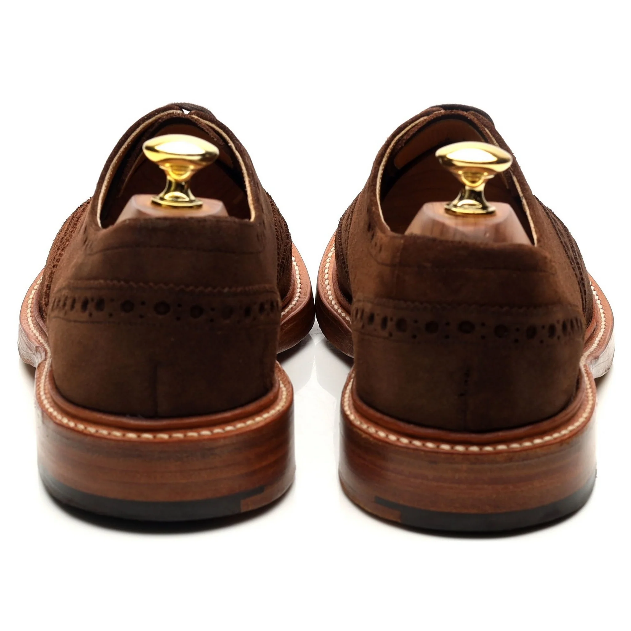 Brown Suede Brogues UK 8 F - Image 4