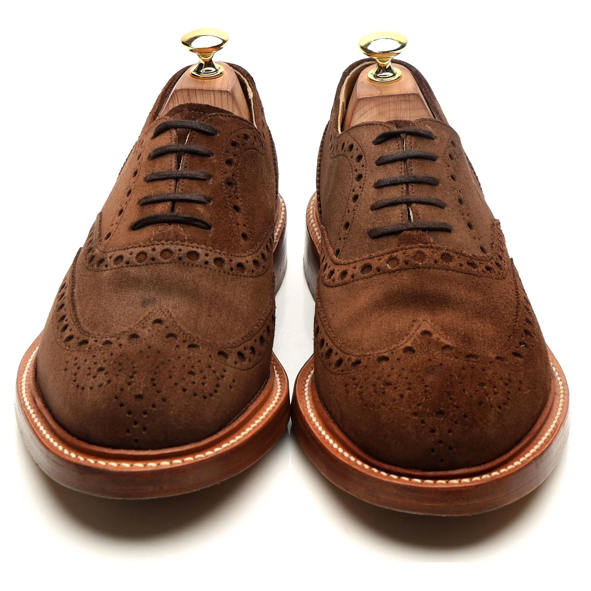 Brown Suede Brogues UK 8 F - Image 9