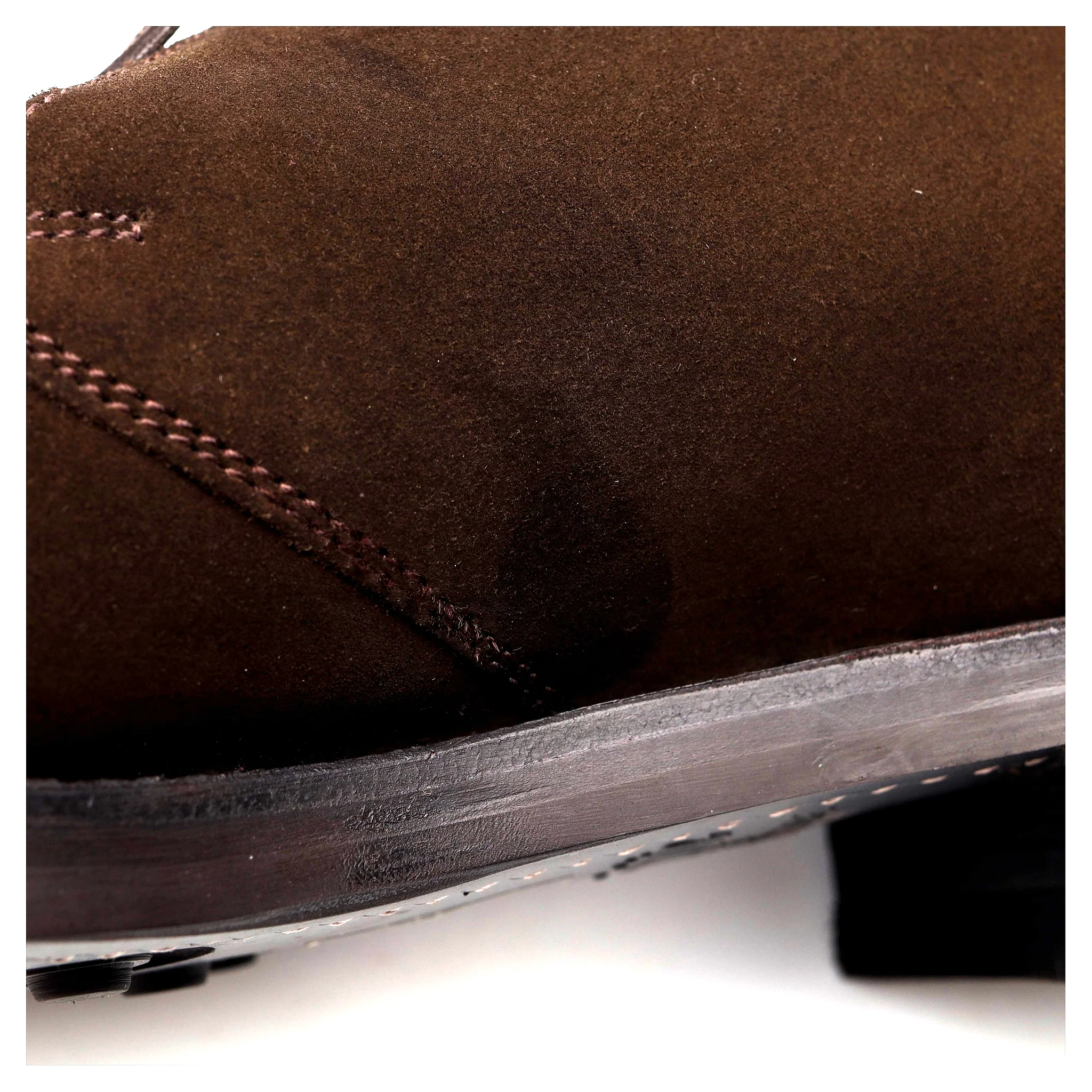 Dark Brown Suede Chukka Boots UK 9 F - Image 4
