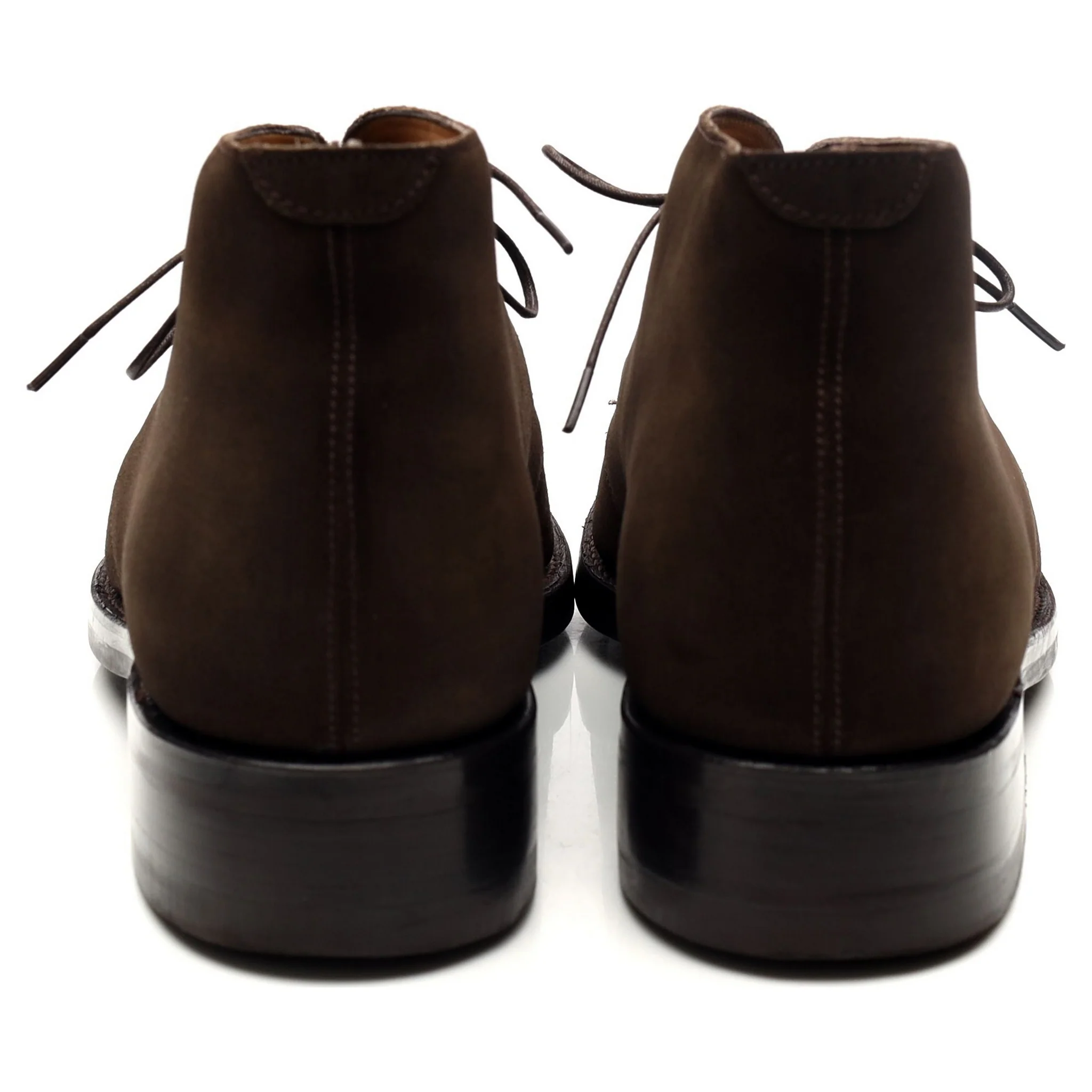 Dark Brown Suede Chukka Boots UK 9 F - Image 5