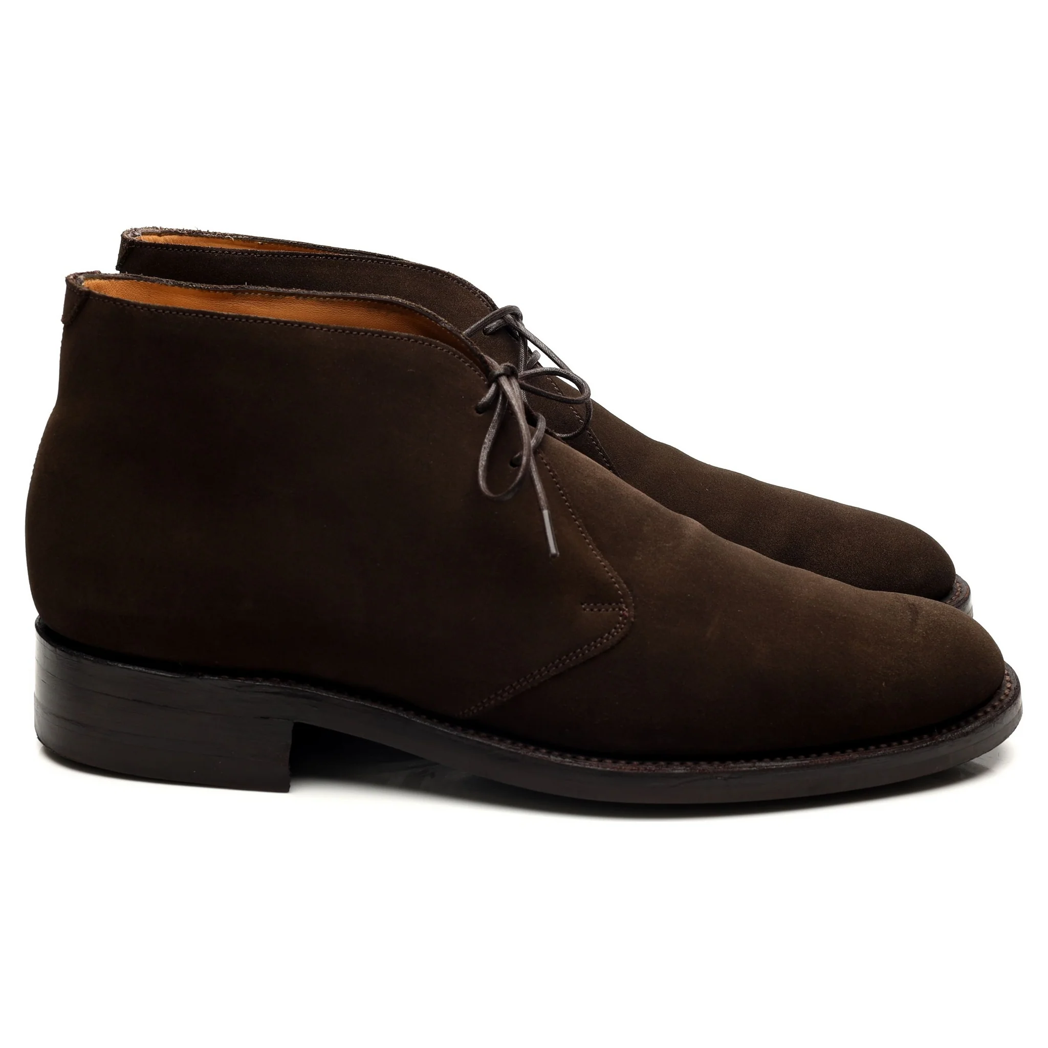Dark Brown Suede Chukka Boots UK 9 F - Image 7