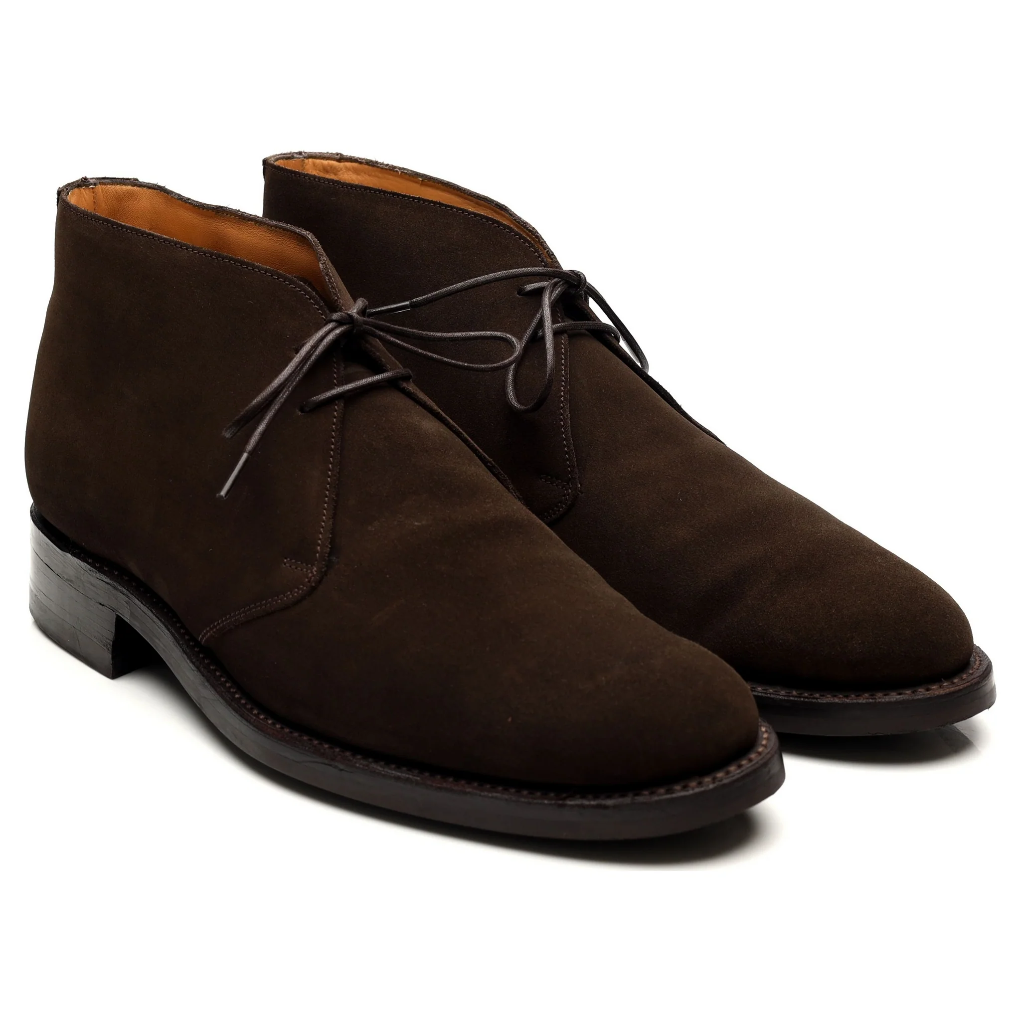 Dark Brown Suede Chukka Boots UK 9 F - Image 8
