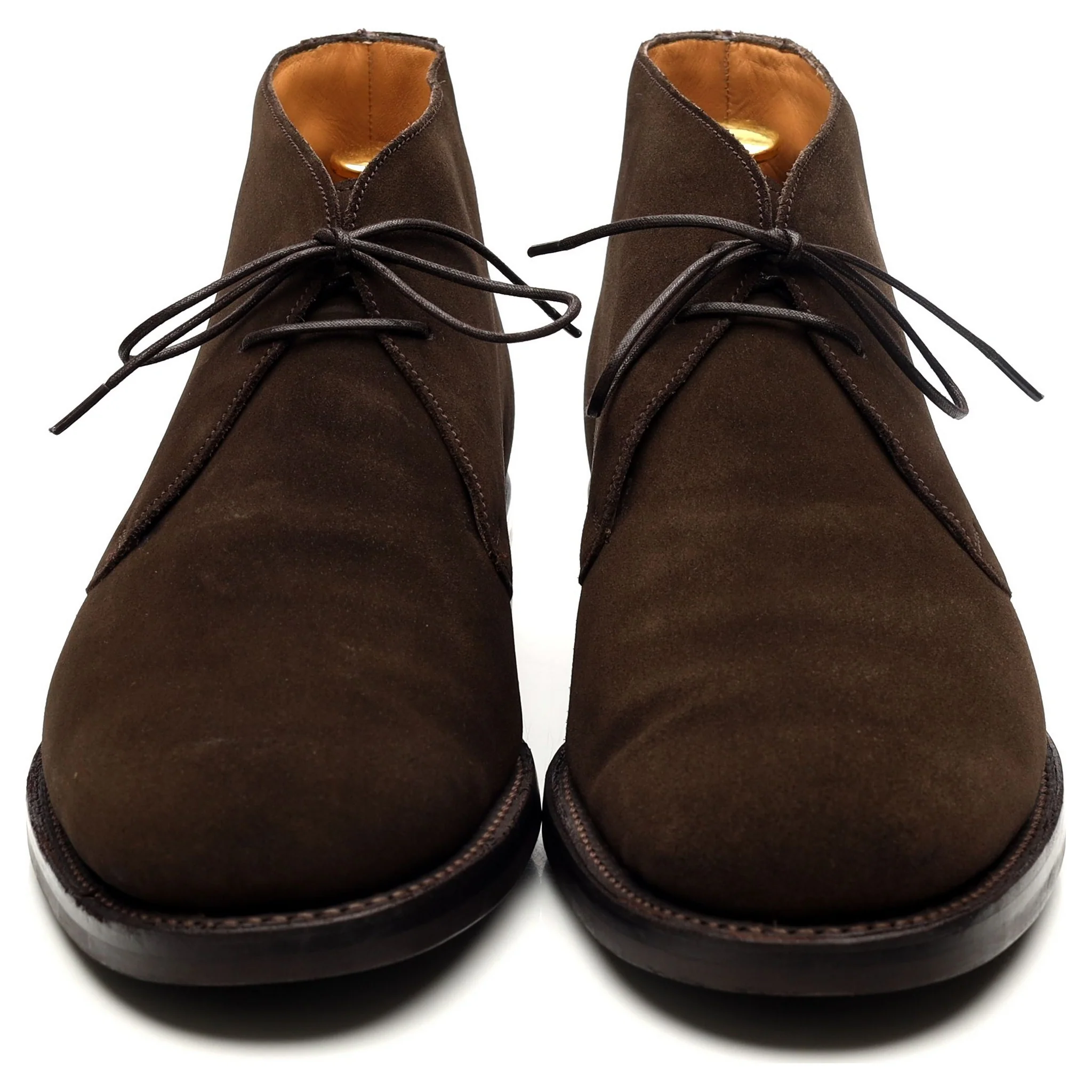 Dark Brown Suede Chukka Boots UK 9 F - Image 9