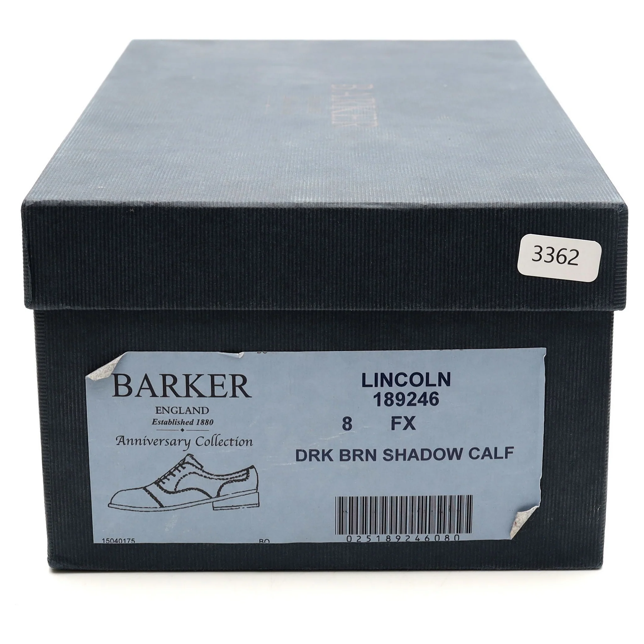 'Lincoln' Dark Brown Leather Oxford UK 8 FX - Image 14