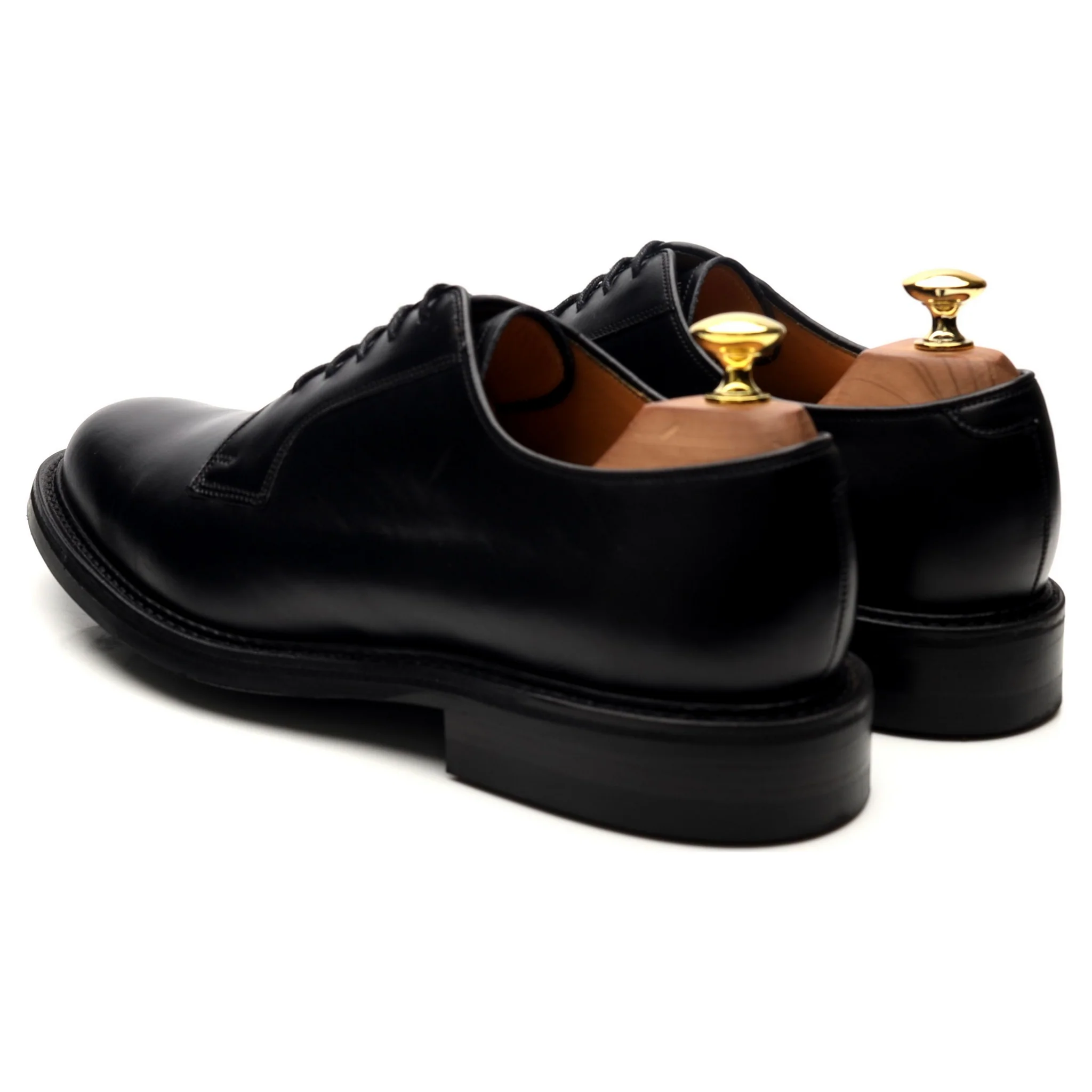 'Nairn' Black Leather Derby UK 8 F - Image 3