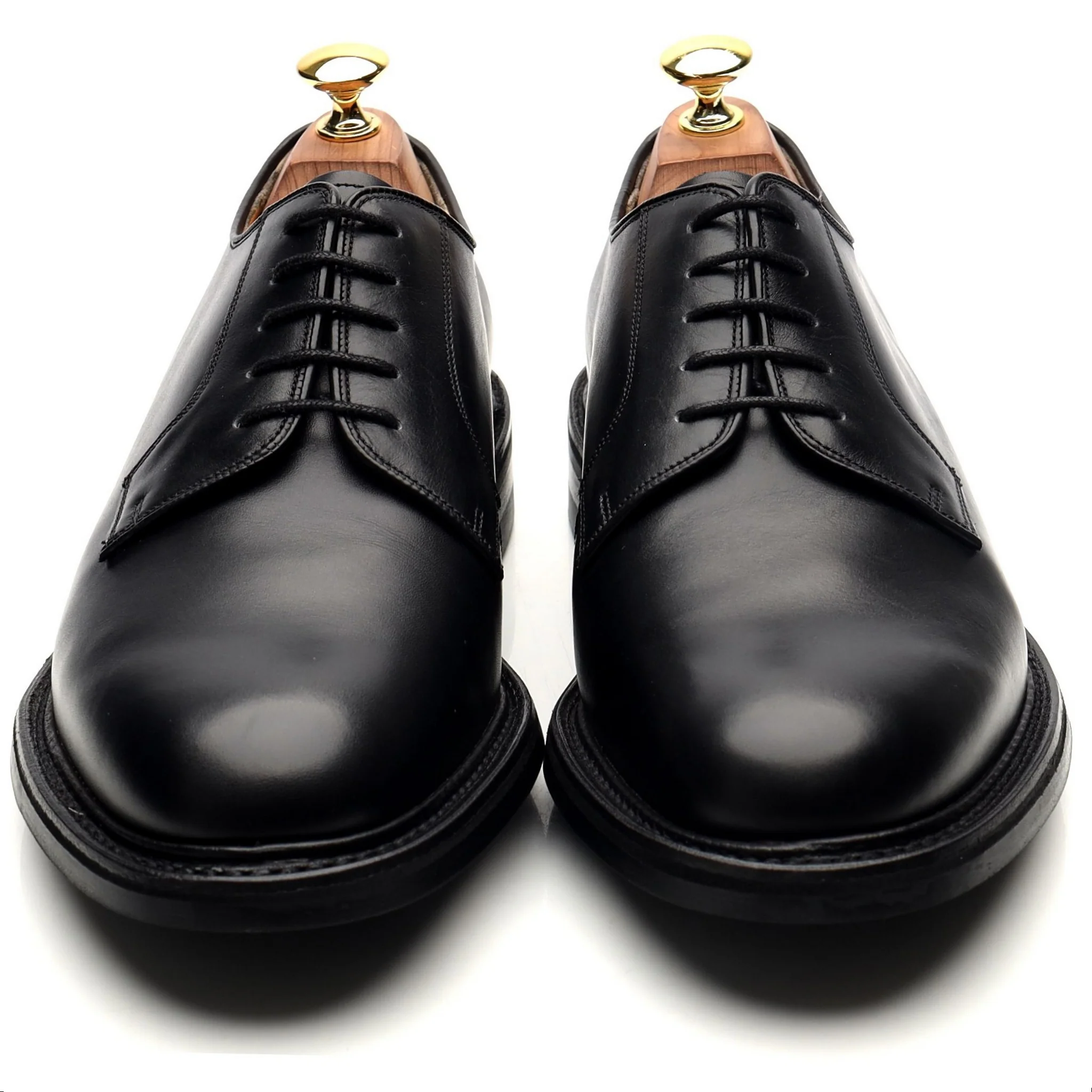 'Nairn' Black Leather Derby UK 8 F - Image 9