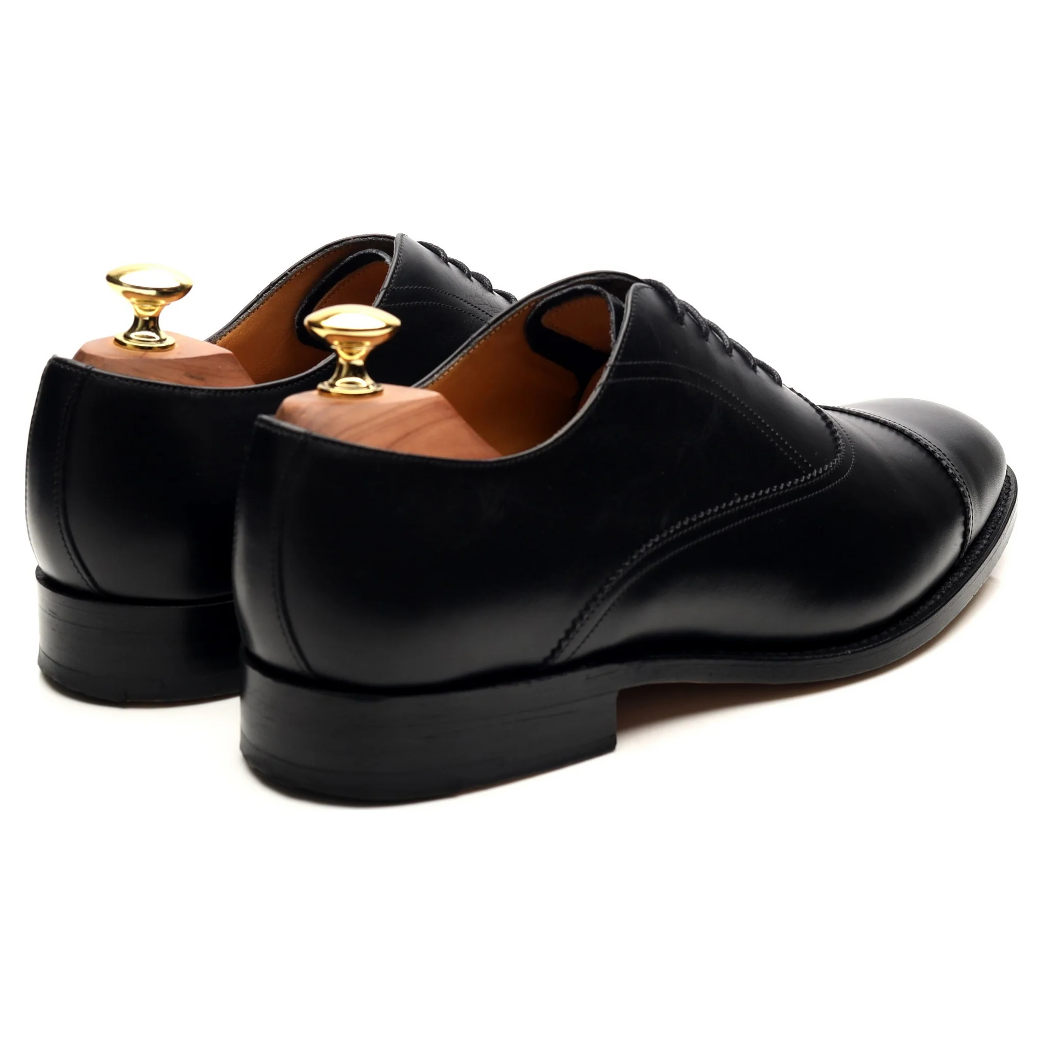 'Nevis' Black Leather Oxford UK 8 G - Image 5