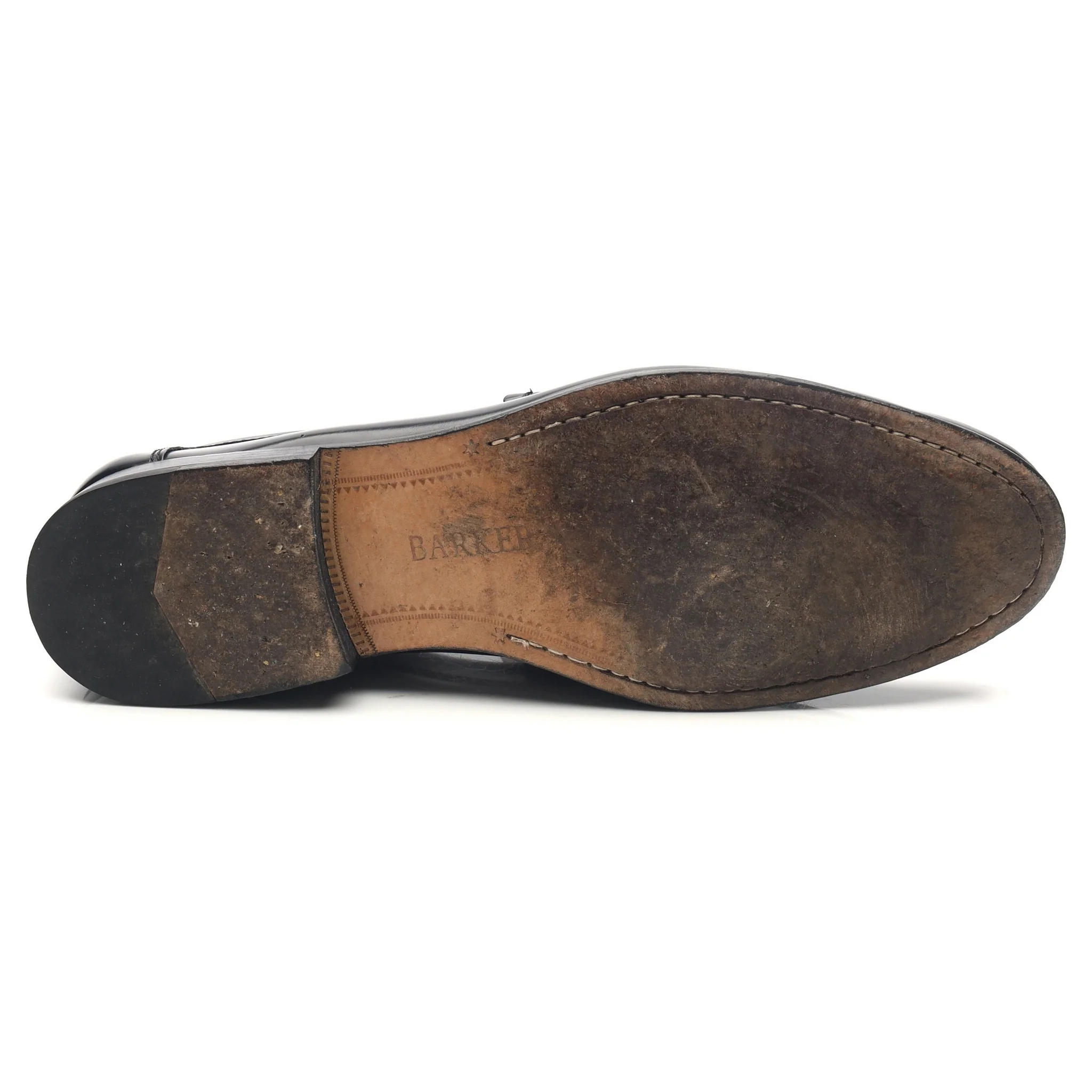 'Newington' Black Leather Loafers UK 10.5 F - Image 11