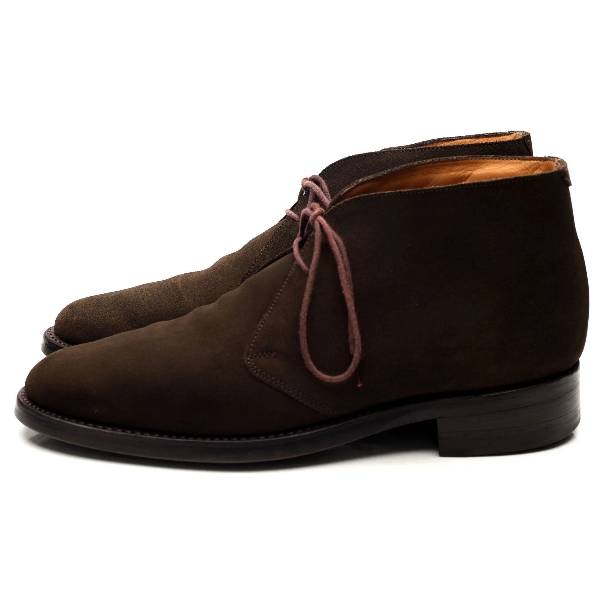 Olive Green Suede Chukka Boots UK 8.5 F - Image 2