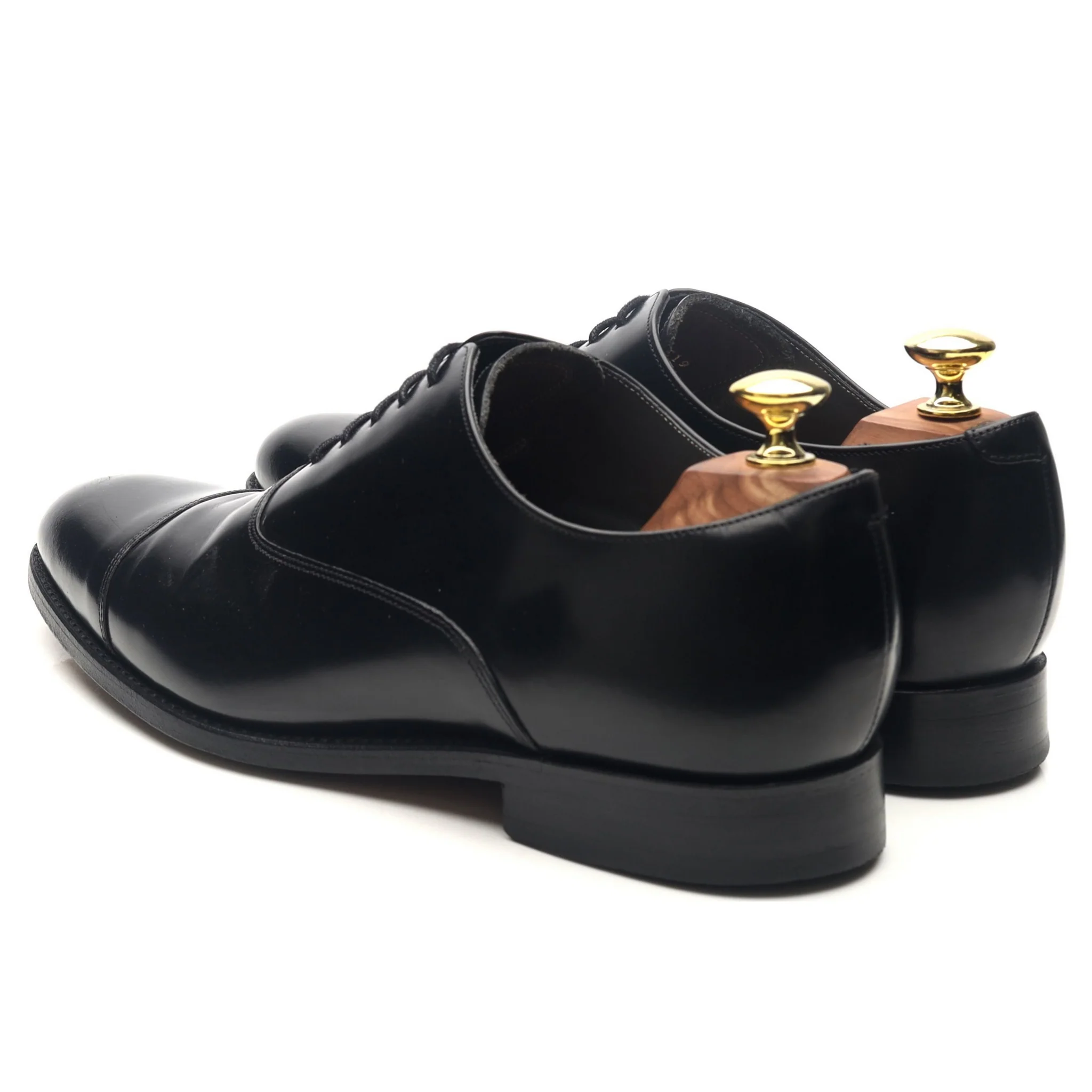 'Winsford' Black Leather Oxford UK 7.5 G - Image 3