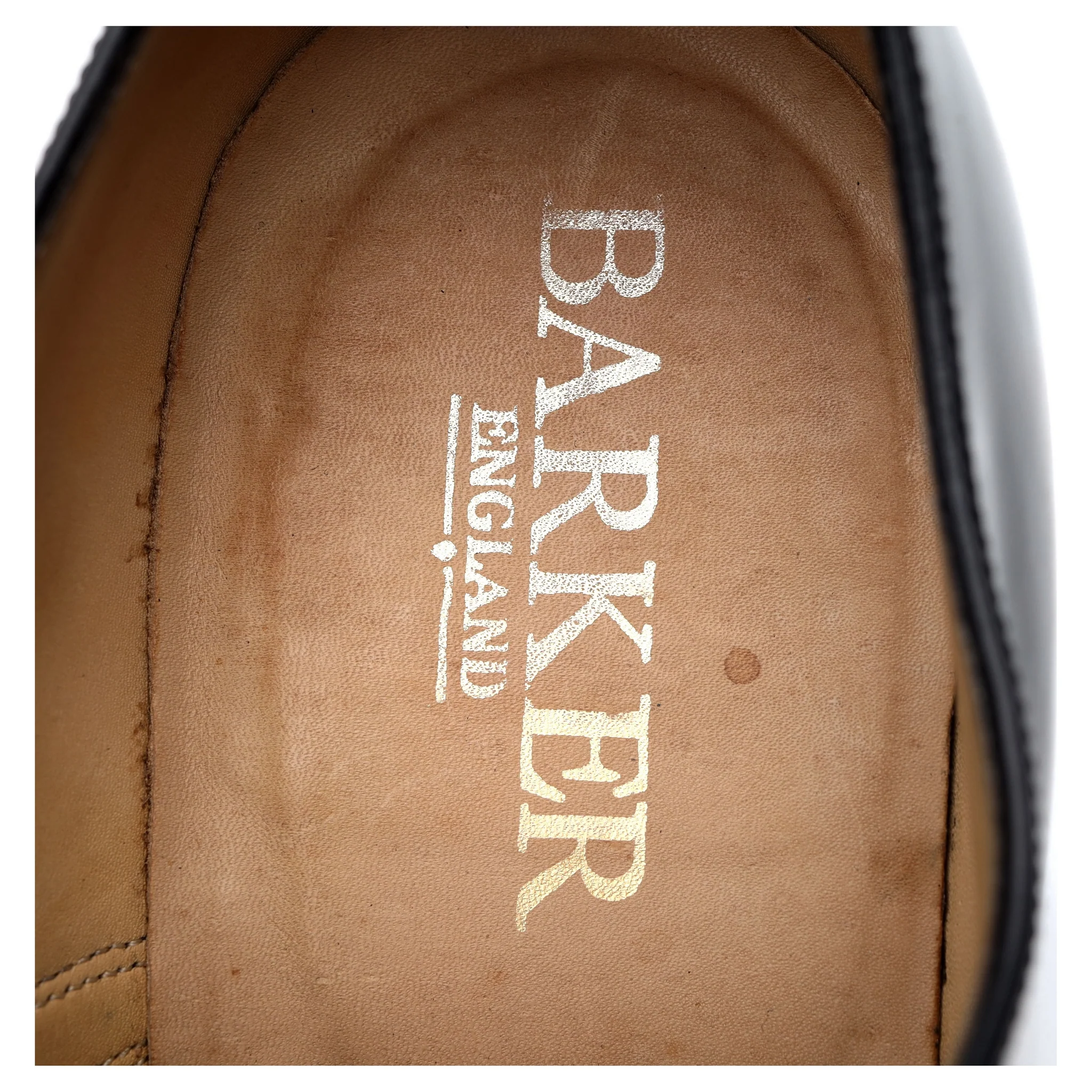 'Cheltenham' Black Leather Oxford UK 9.5 G - Image 12
