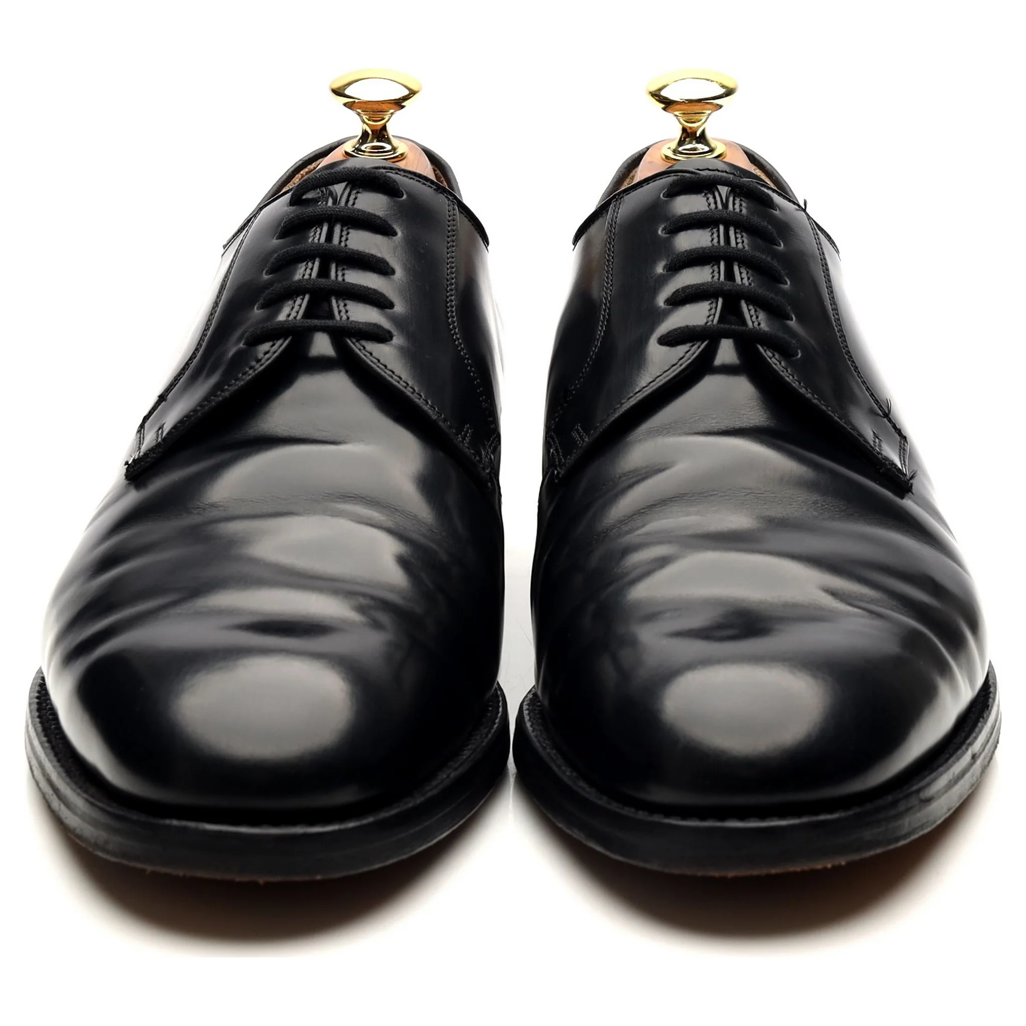 'Selwyn' Black Leather Derby UK 8 F - Image 8