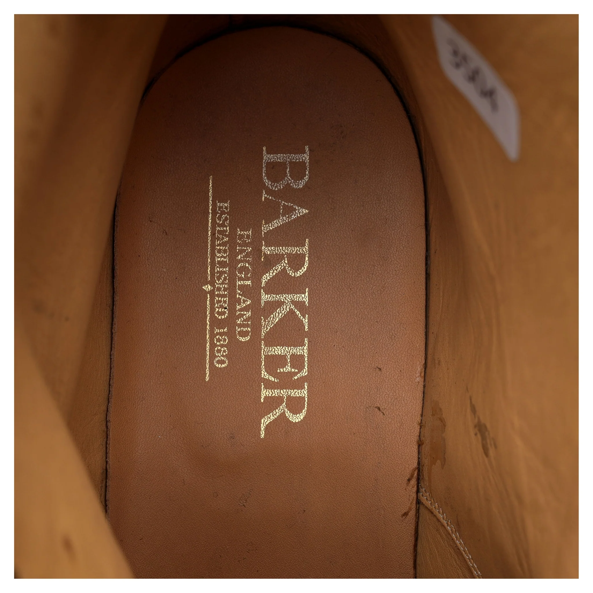 'Harrison' Tan Brown Leather Brogue Boots UK 9 F - Image 12