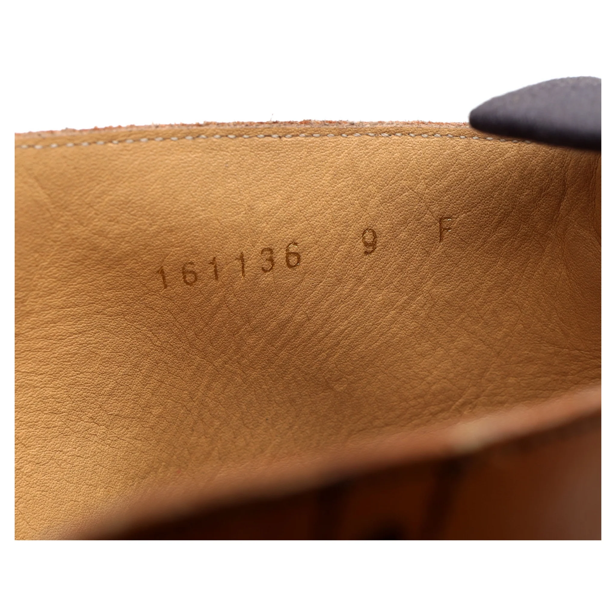 'Harrison' Tan Brown Leather Brogue Boots UK 9 F - Image 13